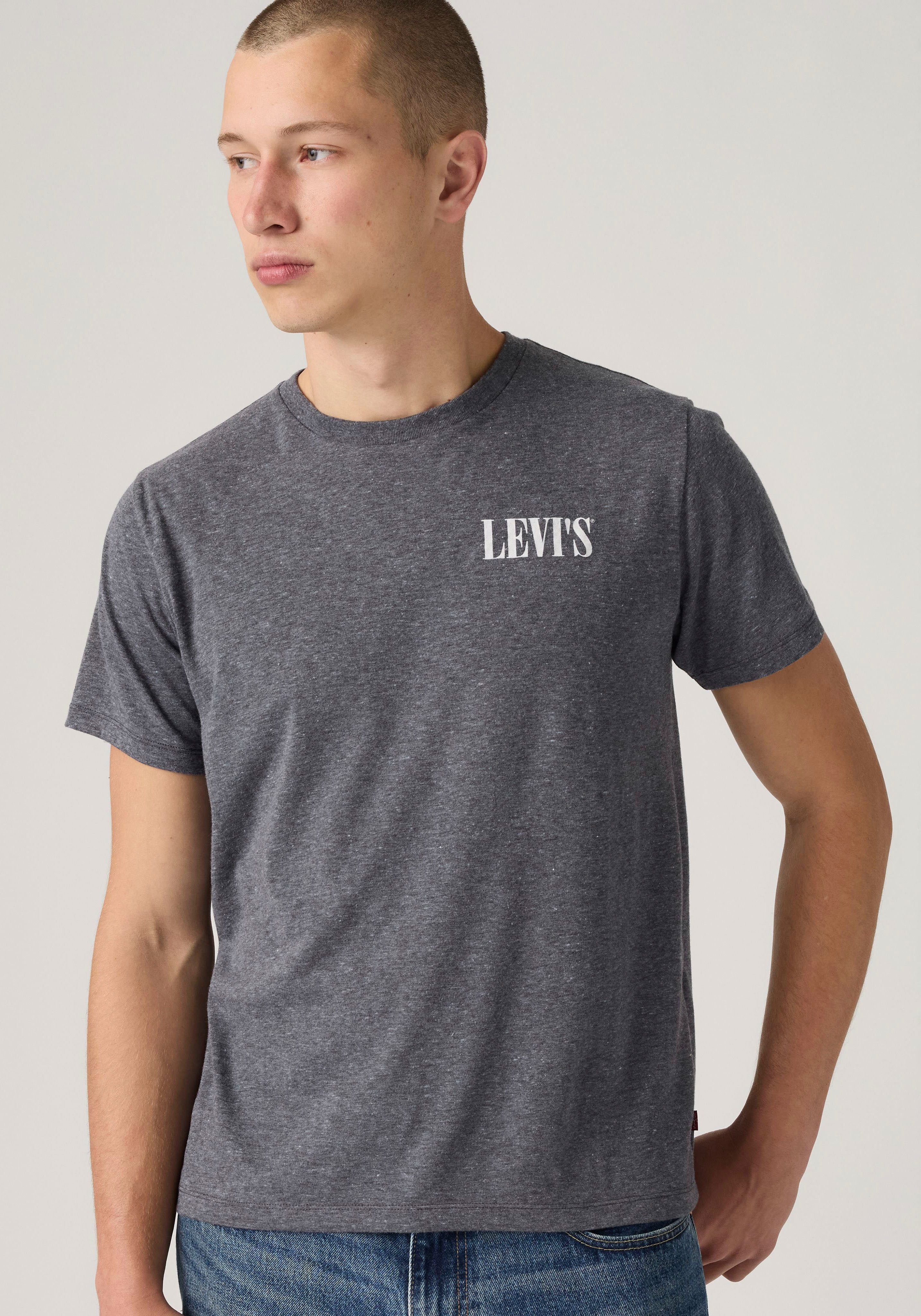 Levi's® T-Shirt GRAPHIC CREWNECK TEE Melierter Feinstrick, pflegeleichter Materialmix – Bild 2 von 5
