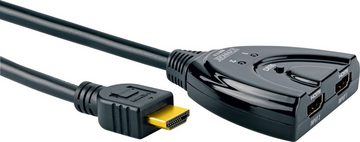 Schwaiger HDM21A 531 HDMI-Adapter HDMI Stecker zu HDMI Buchse, 70 cm, keine externe Stromversorgung nötig
