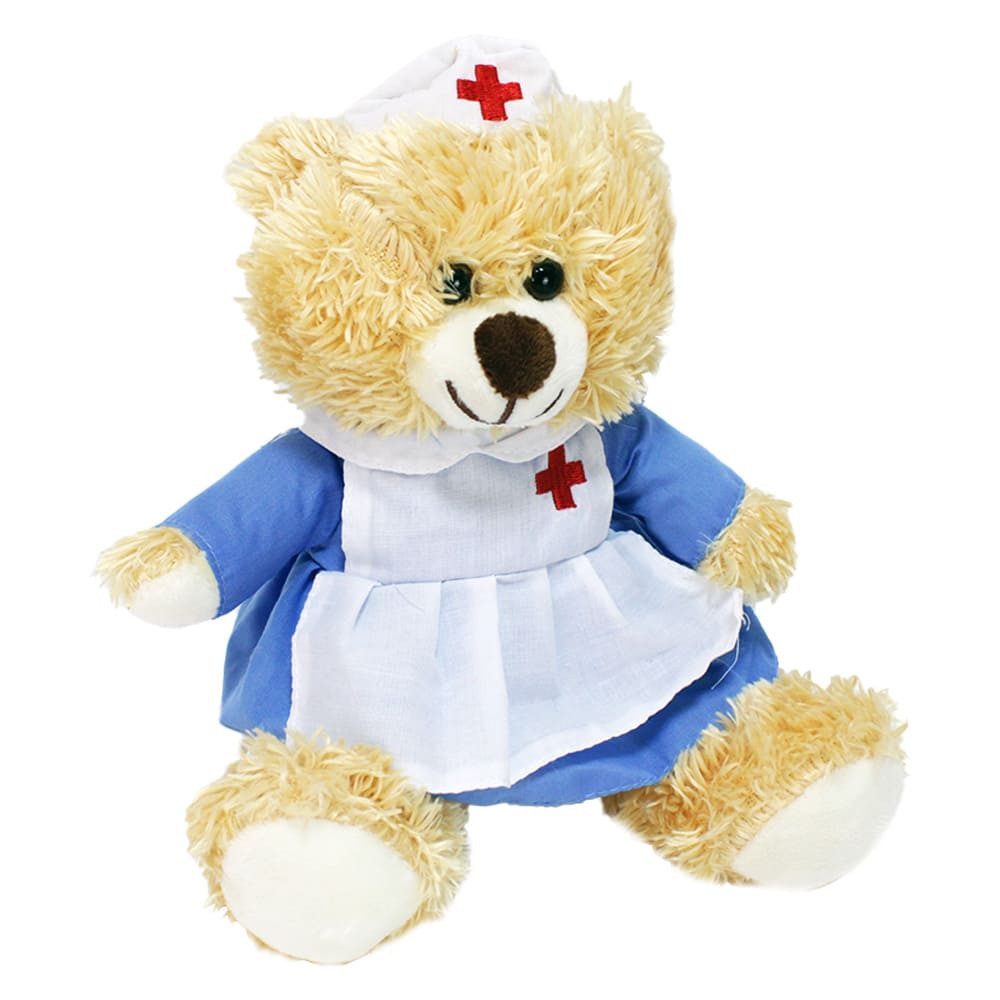 IKO Kuscheltier Teddybär Krankenschwester "Gitti" - ca. 17,5 cm