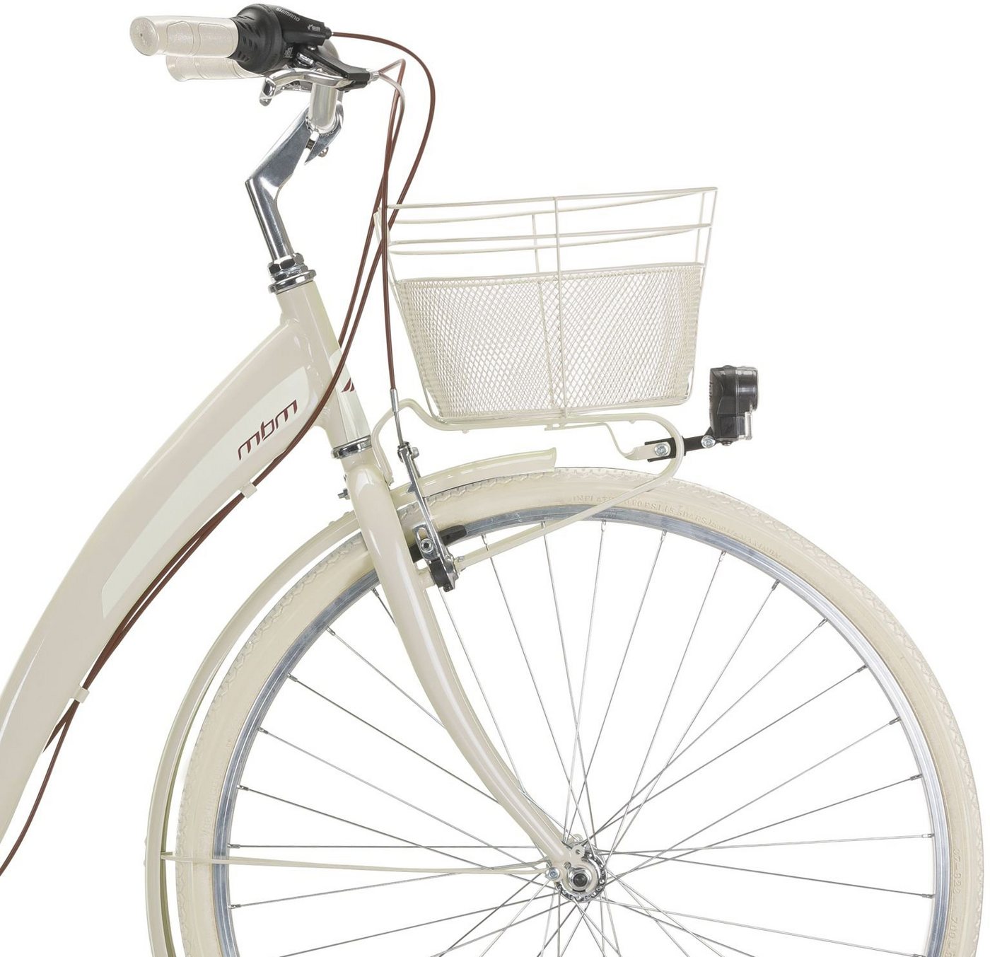 Thumbnail - MBM Cityrad NEW Primavera, 6 Gang Shimano TY300 Schaltwerk, Kettenschaltung, für Damen, Kettenschaltung