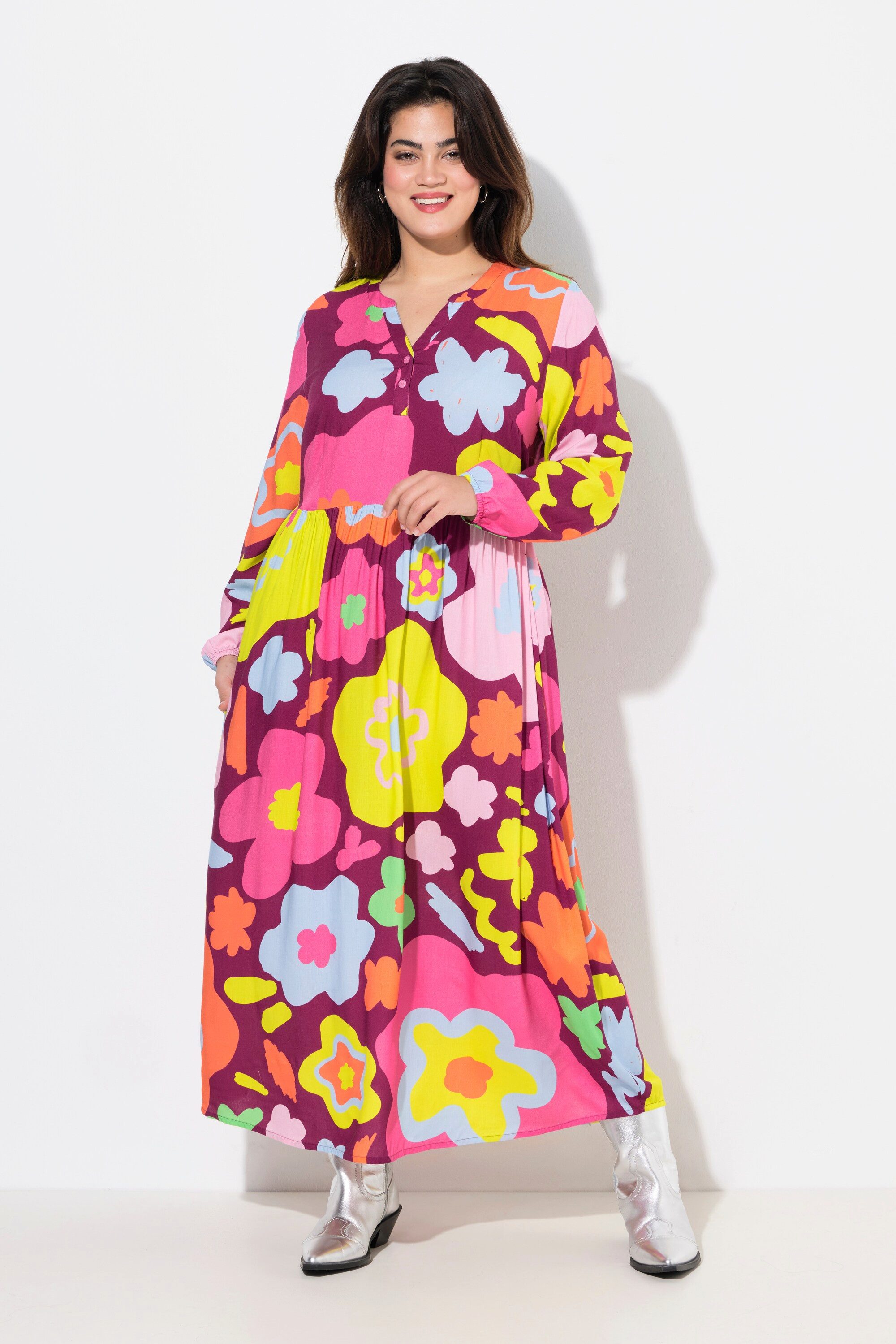 Angel of Style Jerseykleid Maxikleid A-Linie günstig online kaufen