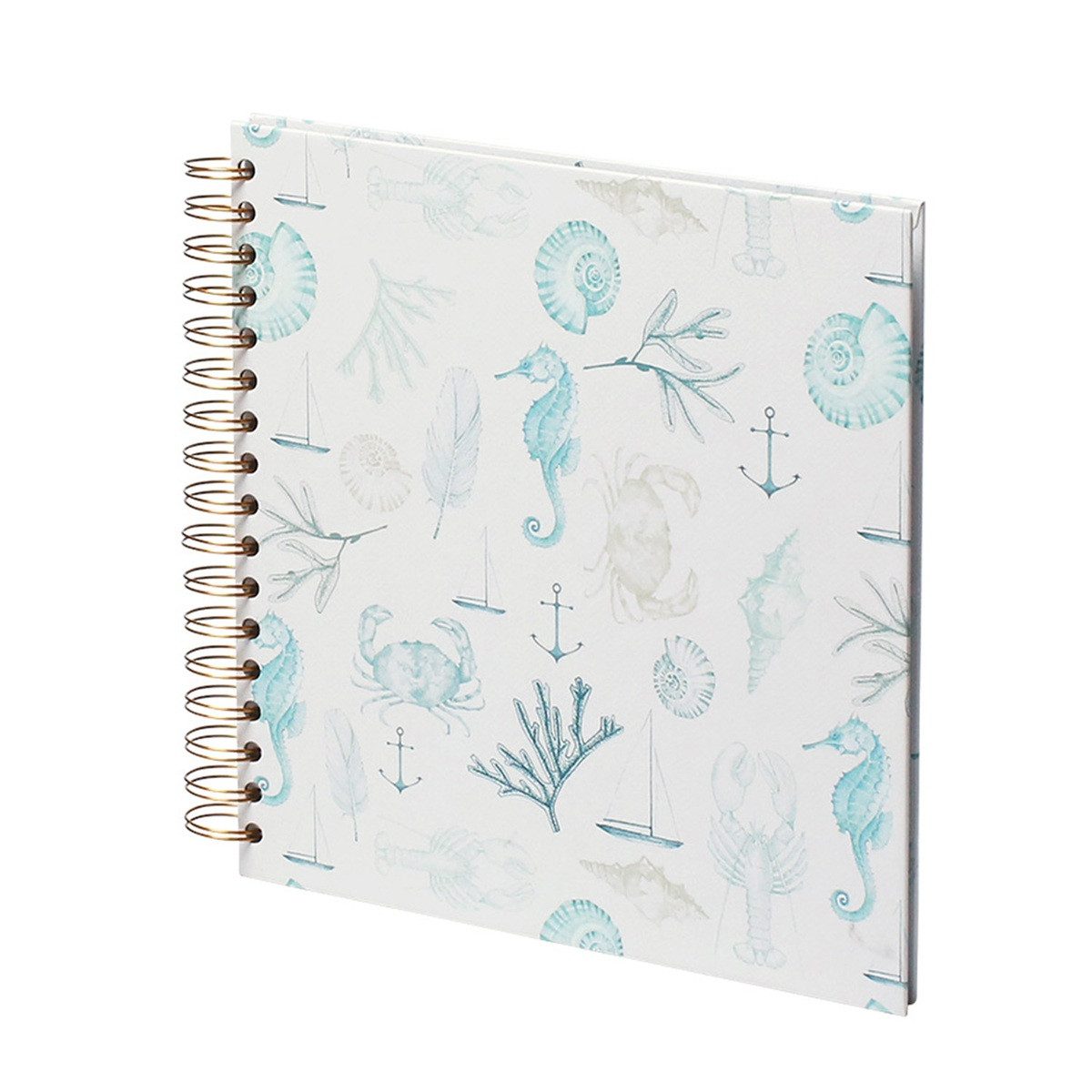 Rössler Fotoalbum RÖSSLER Fotoalbum Wire-O Meer Liebe weiss 230x230mm 60 Seiten