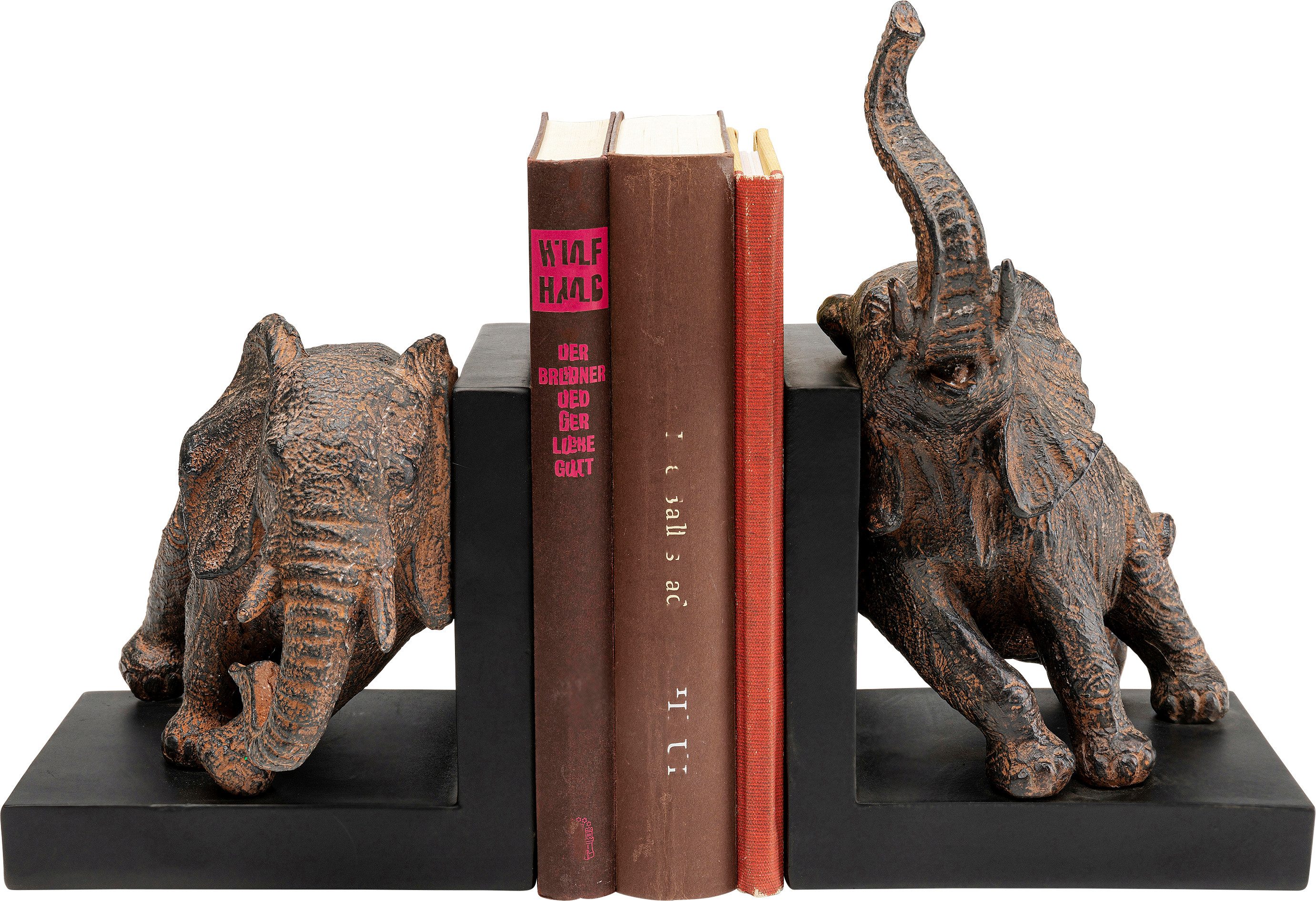 Kare Design Buchstütze Elephants 42 (Set, 2 St), aus Polyresin