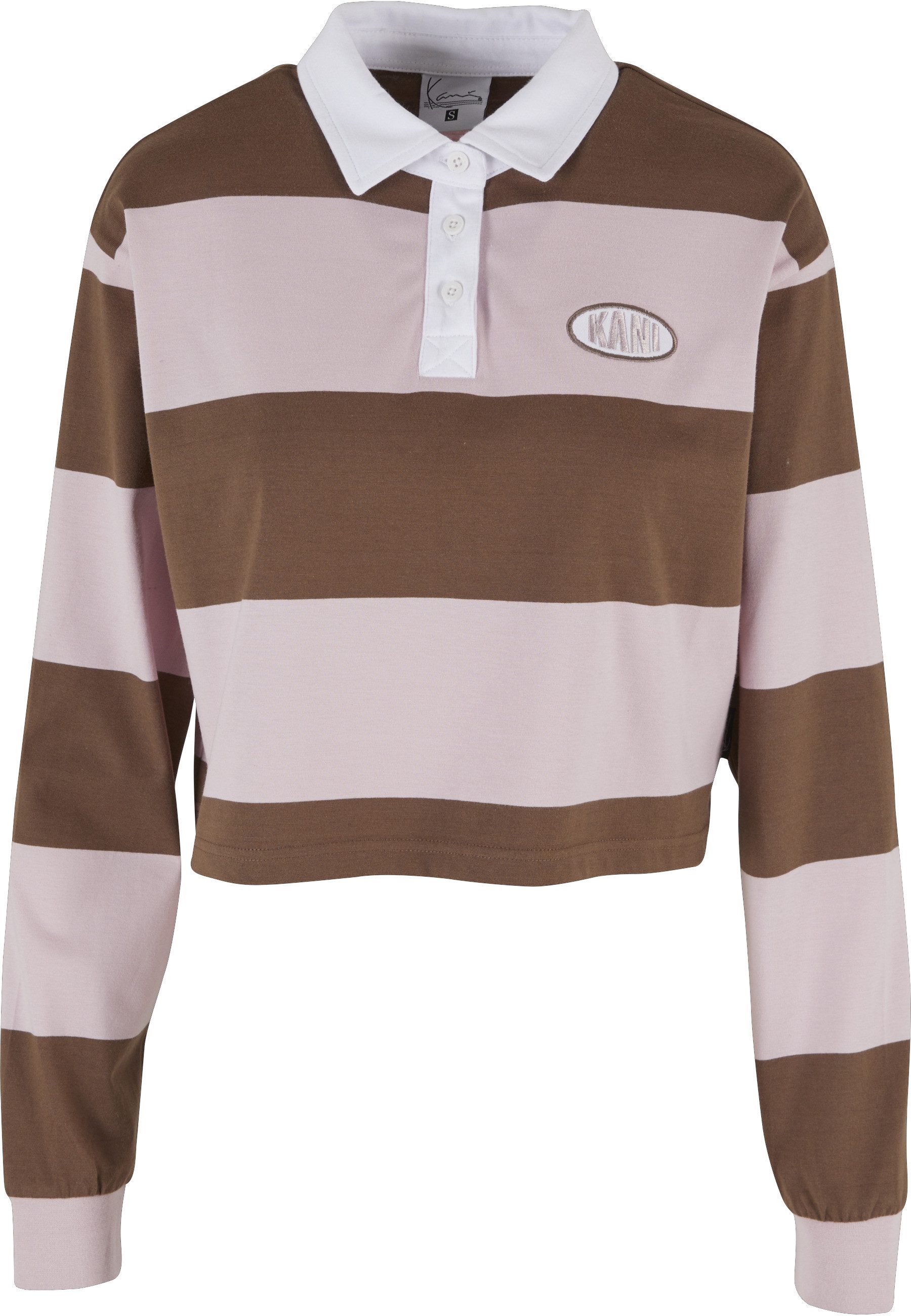 Karl Kani Longsleeve Karl Kani Karl Kani Woven Signature Crop Striped Rugby LS (1-tlg)