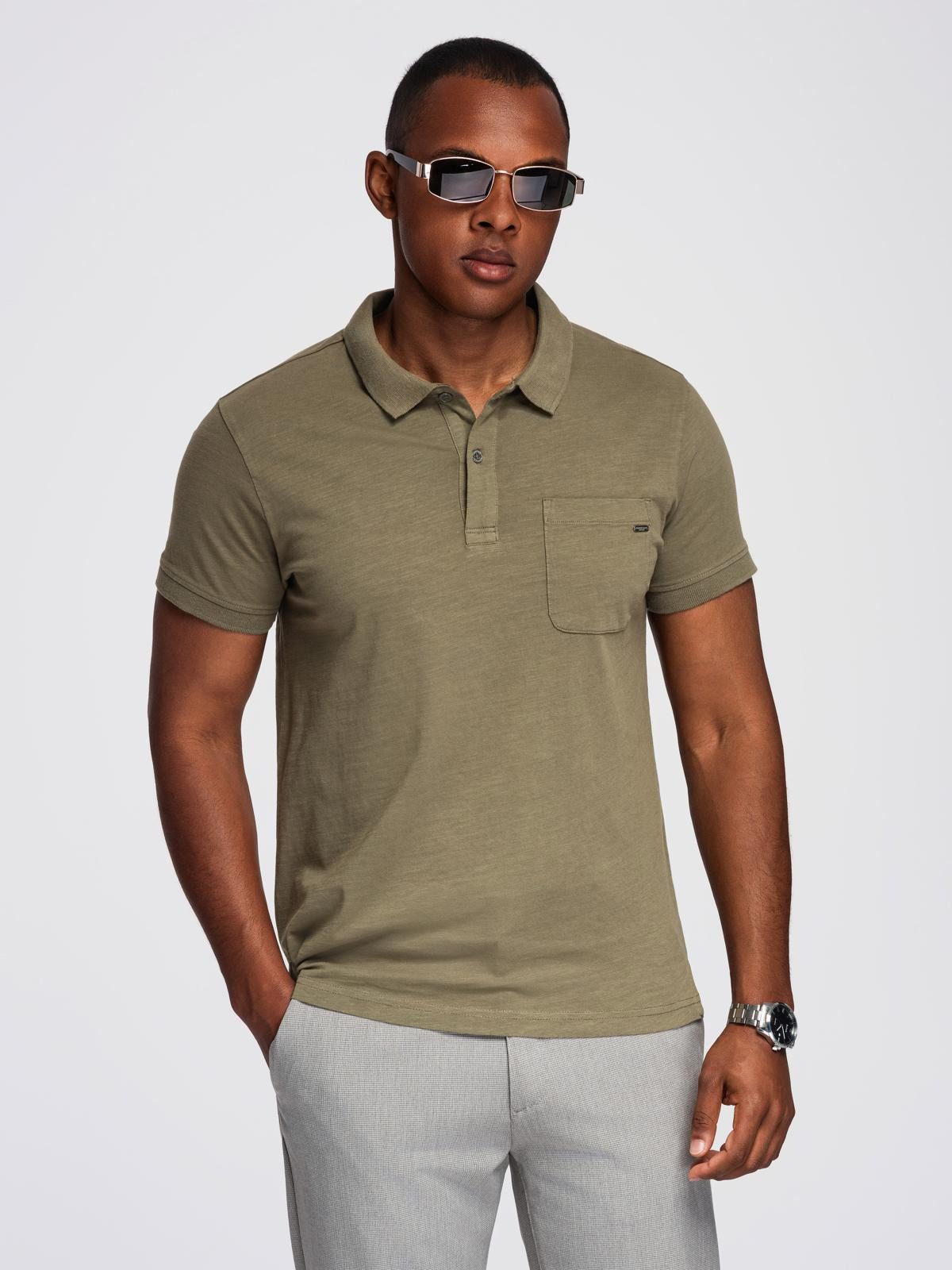 Poloshirt Klassisches Polohemd aus Baumwollstrick
