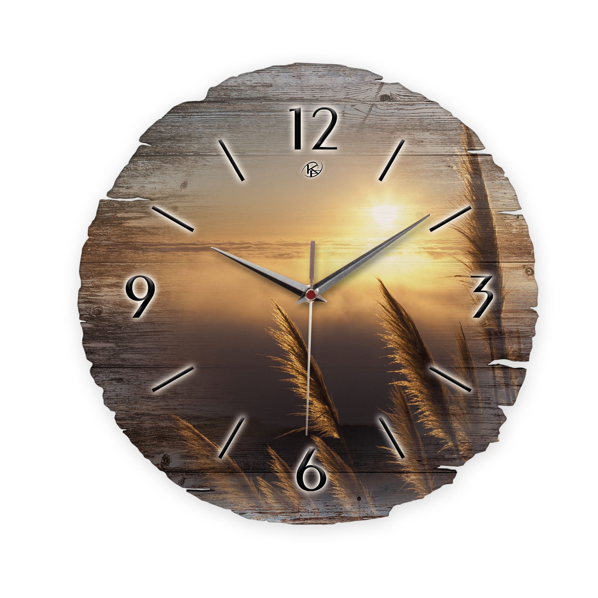 Kreative Feder Wanduhr Wanduhr "Sunset" aus günstig online kaufen