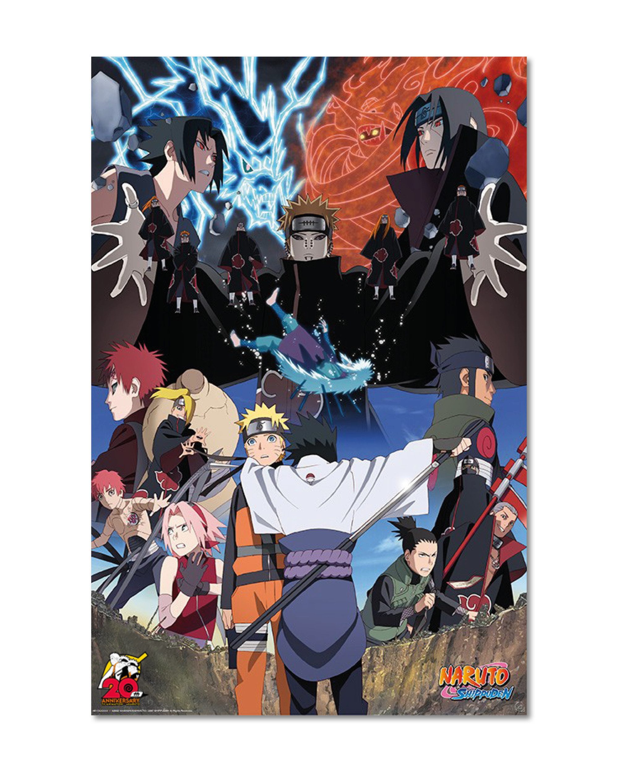 GB eye Плакат Naruto Shippuden Плакат Rivals 61 x 91,5 cm