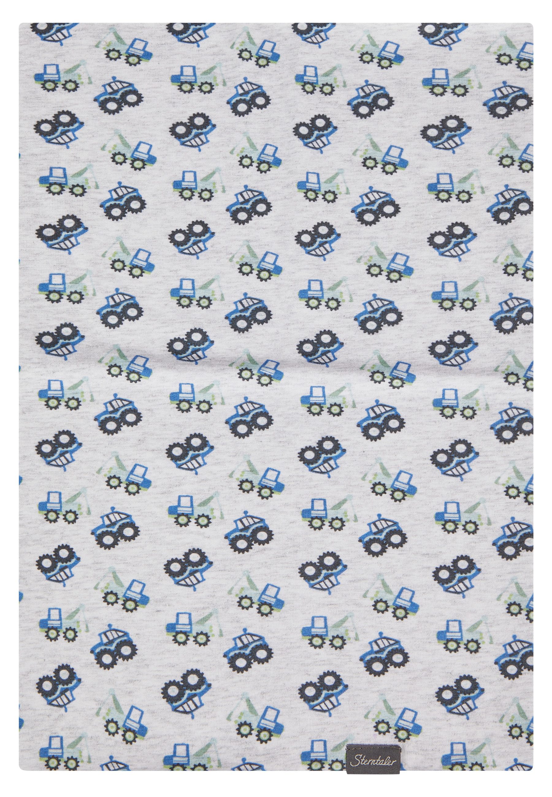 Sterntaler® Halstuch Schlauchschal Baustelle, (1-St), Schlauchschal aus Melange-Jersey mit Baustellenfahrzeug-Print