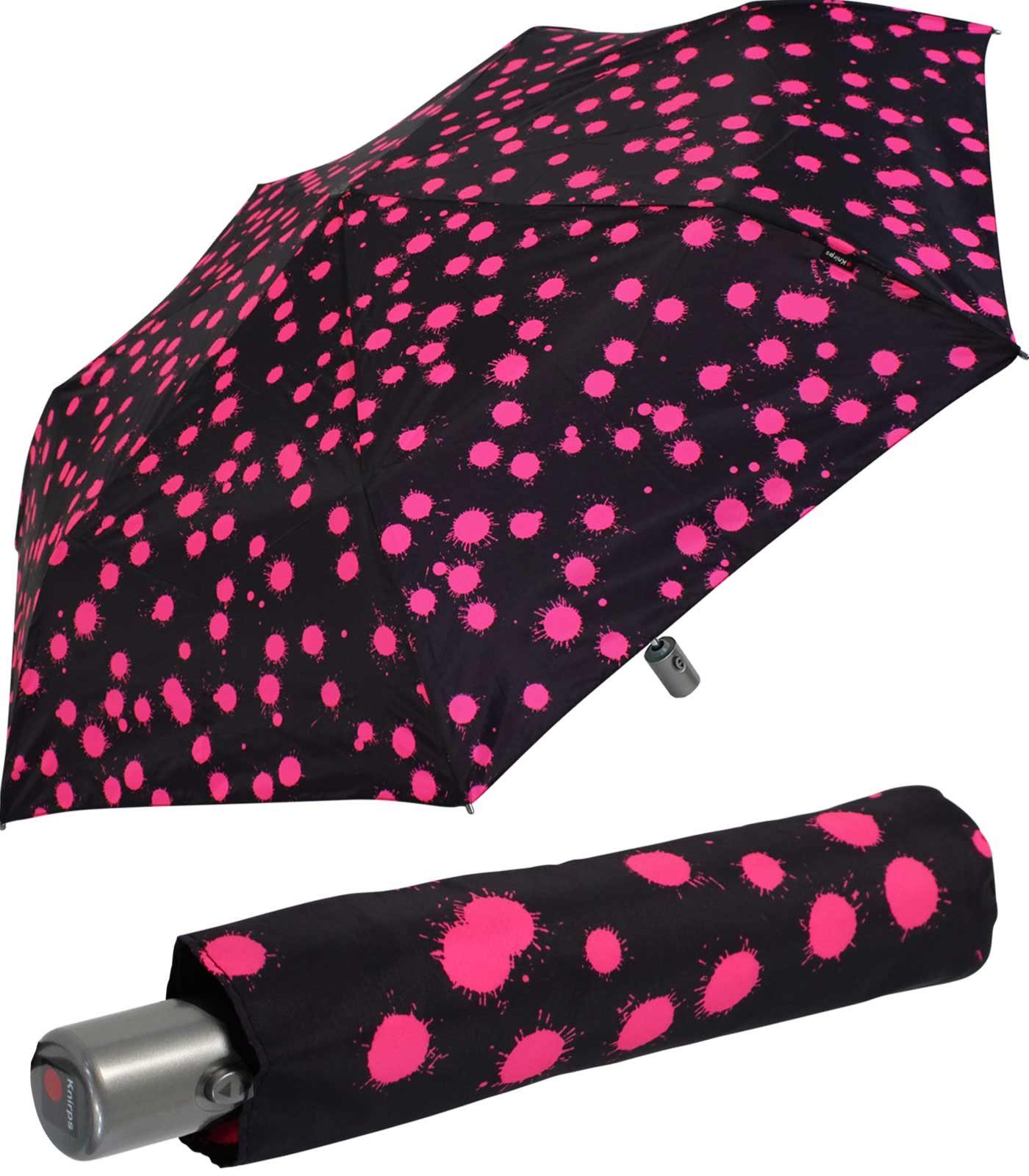 Knirps® Schirm durch Auf-Zu-Automatik, mit Automatik besonders schmaler leichter, seine Taschenregenschirm praktisch