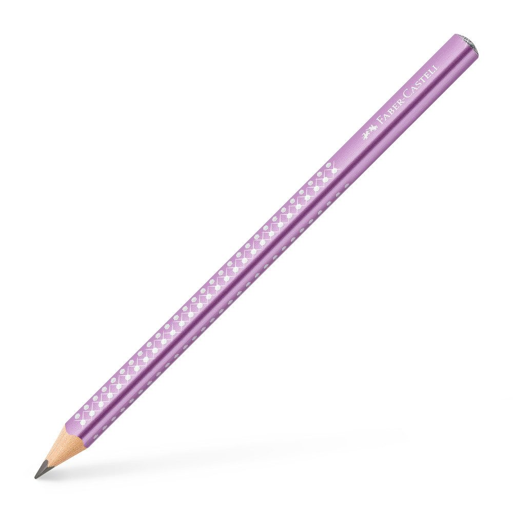 Faber-Castell Bleistift Faber-Castell Jumbo Sparkle Bleistift Violet Metallic