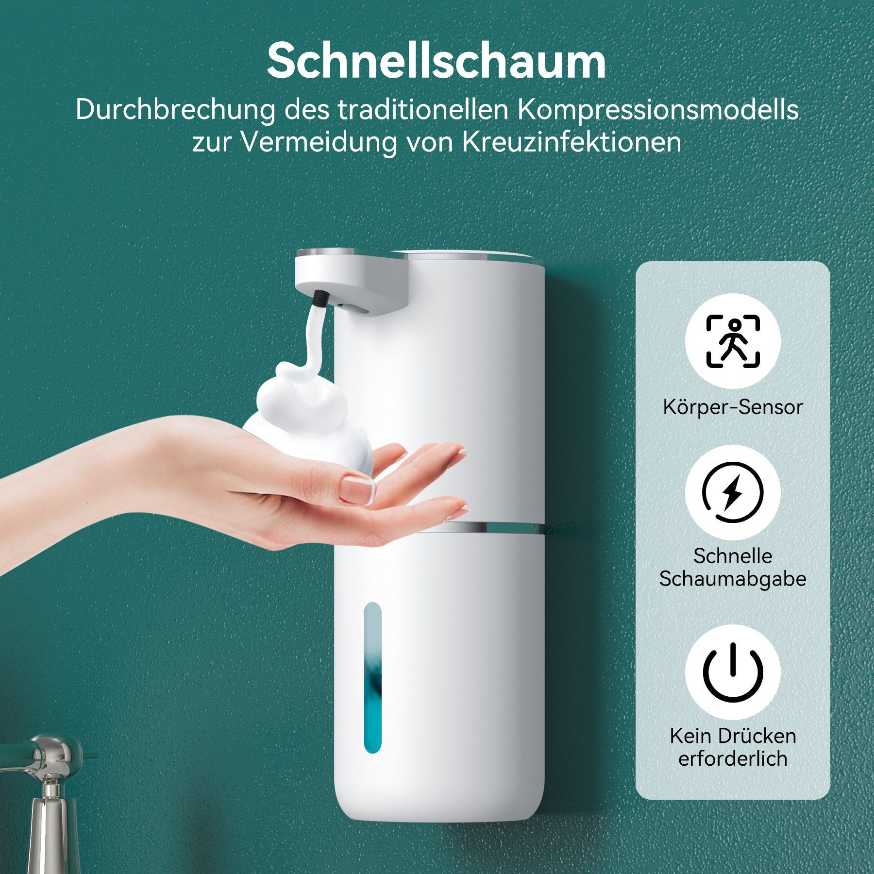 Senmudi Seifenspender Seifenspender Automatischer Elektrischer Soap günstig online kaufen
