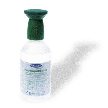 GRAMM medical Erste-Hilfe-Koffer Actiomedic Augenspülflasche - 0.9% Natriumchloridlösung 500ml