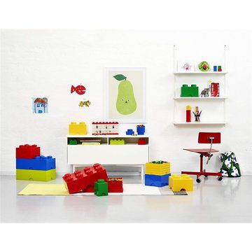 Room Copenhagen Lunchbox LEGO® Storage Brick 8 Sandgrün, mit 8 Noppen, Baustein-Form, stapelbar