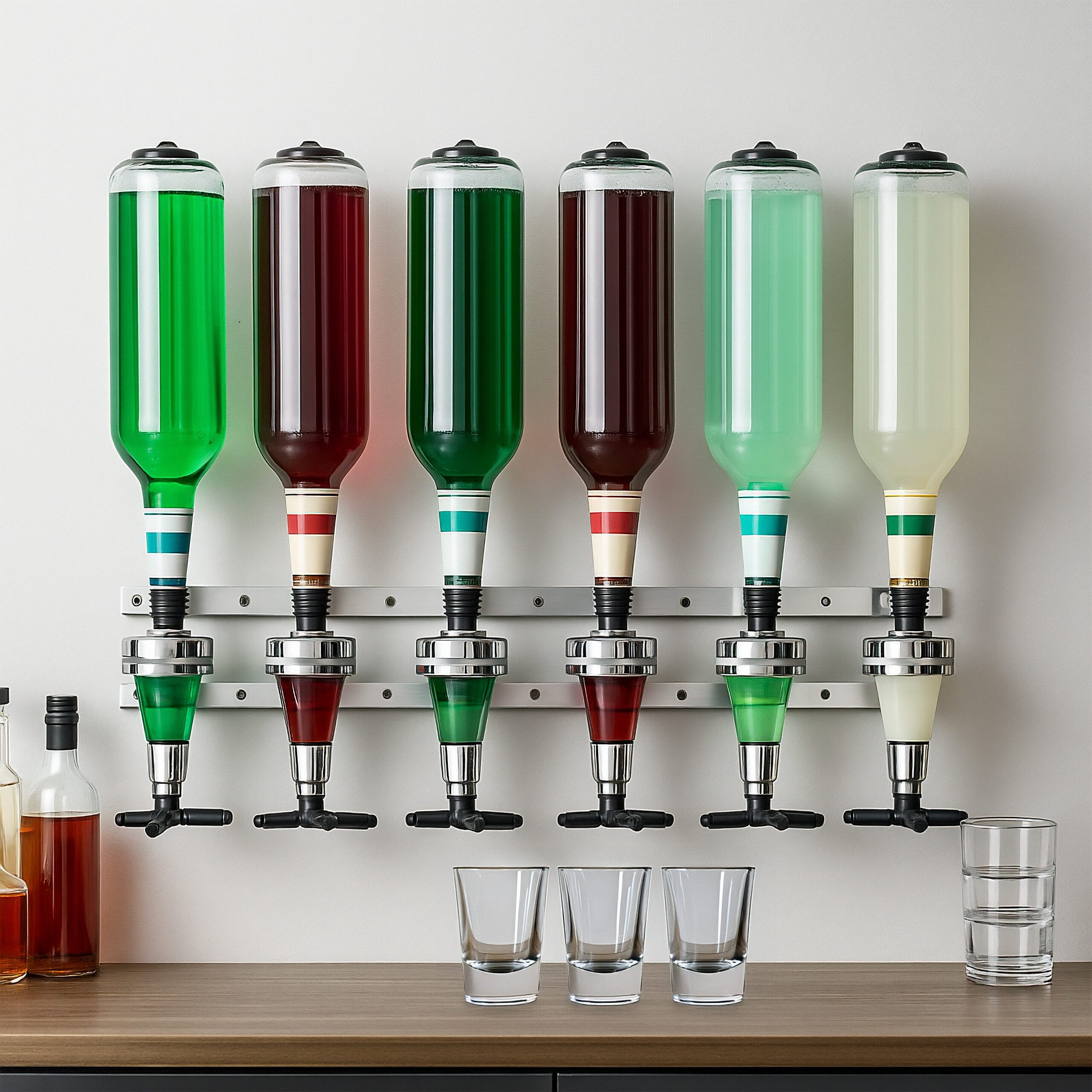 relaxdays Bar-Butler Barbutler Wand