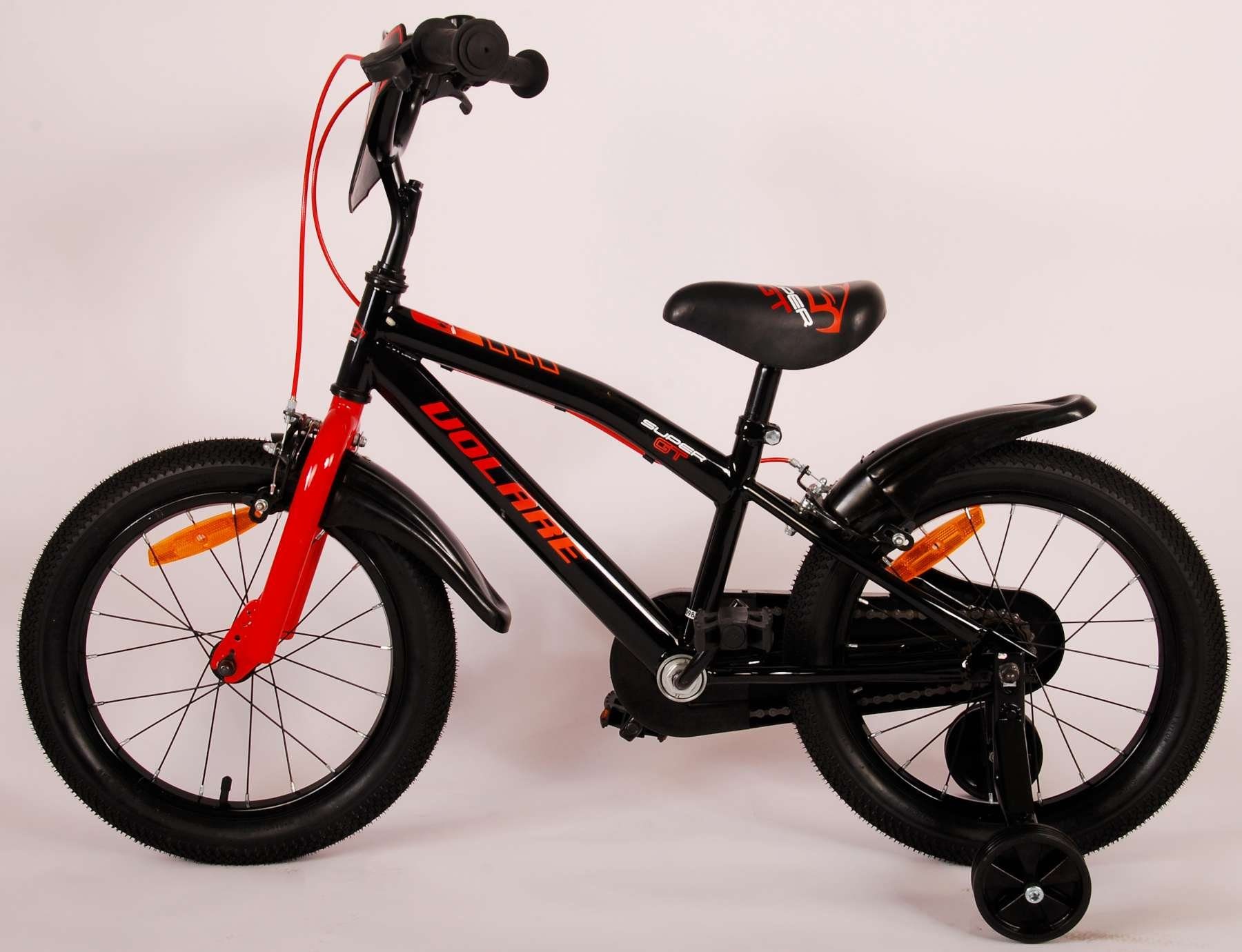 1 Jugend Jungsfahrrad Zoll 16 TPFSports 2x Jugend Zoll - 16 - mit Rutschfeste Volare Handbremse, Kinder GT Gang, - (Kinder Rot Fahrrad Fahrrad Super - Sicherheitsgriffe), Kinderfahrrad Fahrrad