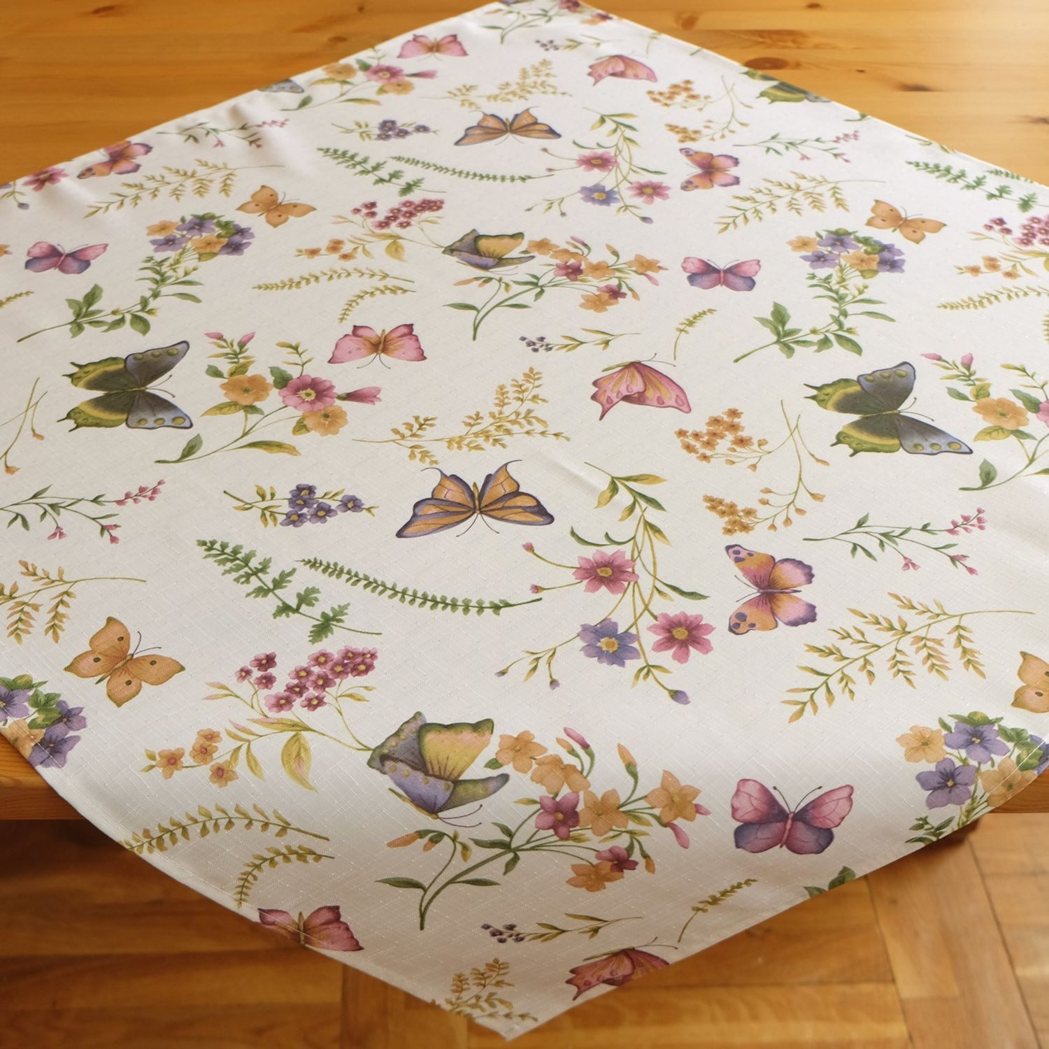 texpot Tischdecke Druckmotiv Schmetterling Frühling Sommer Tischläufer (1-t günstig online kaufen