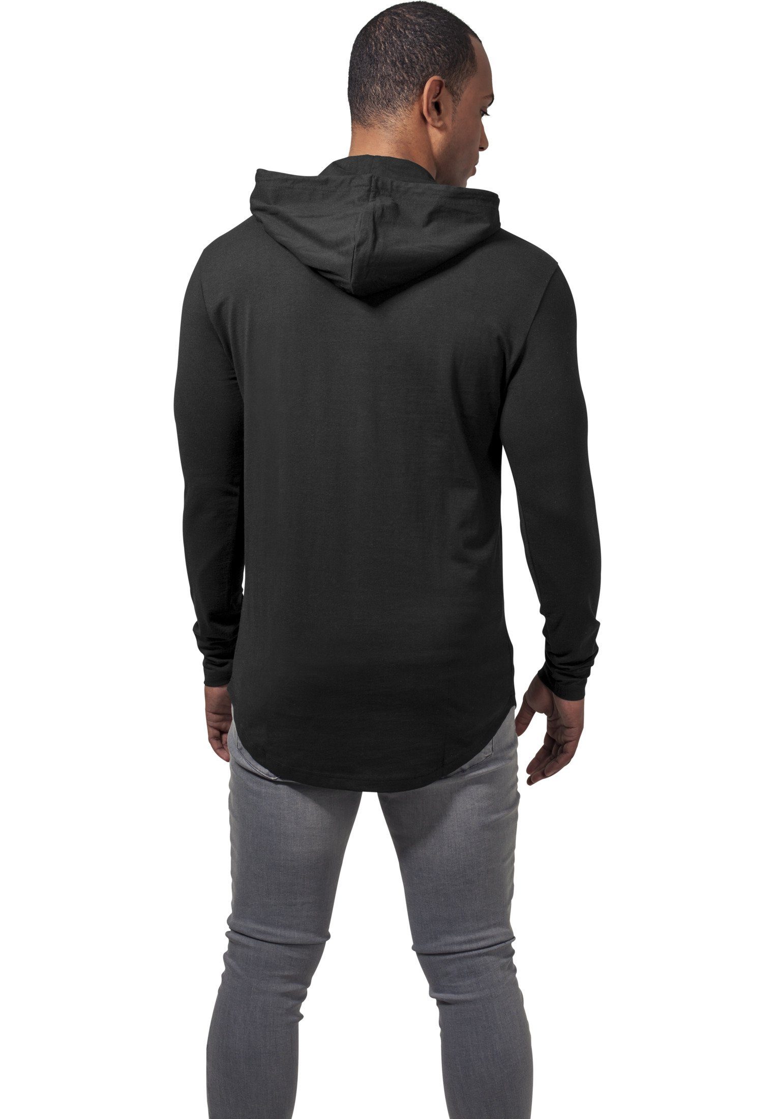 URBAN CLASSICS Sweater (1-tlg) Herren Jersey TB1573 Jersey Hoody black