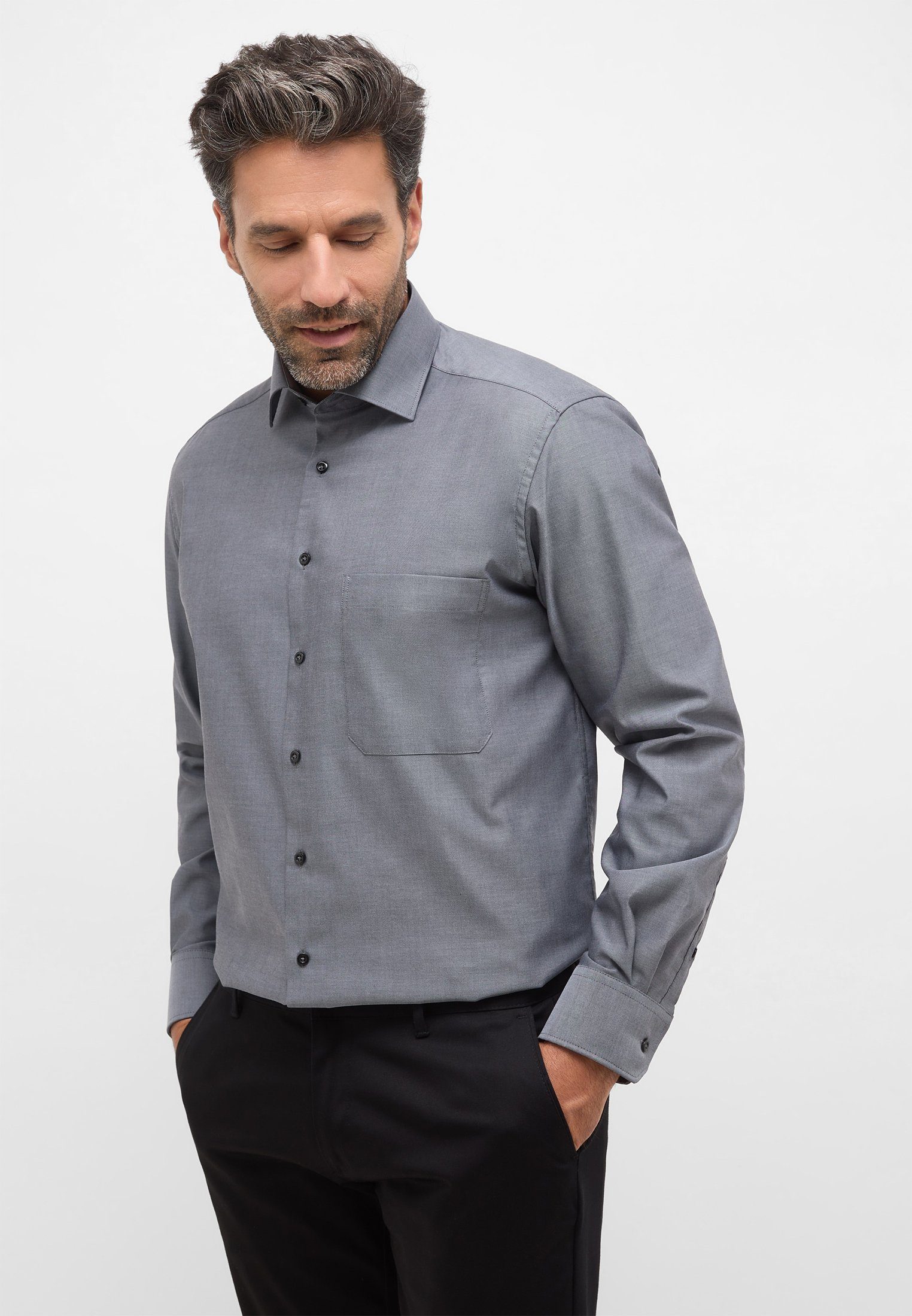 Eterna Langarmhemd COMFORT FIT günstig online kaufen