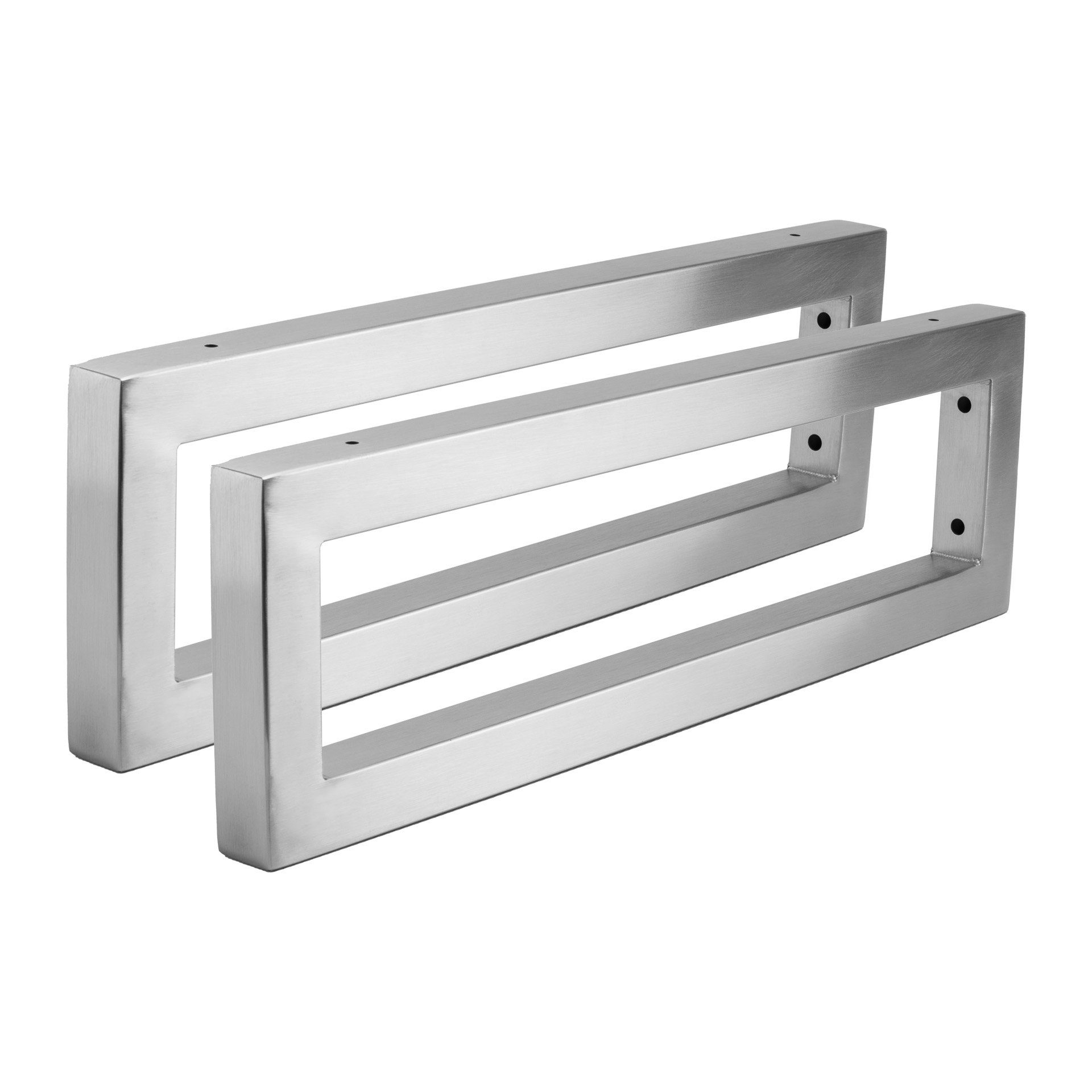 Natural Goods Berlin Wandregalhalter Wandkonsole RECHTECK, 2-tlg.