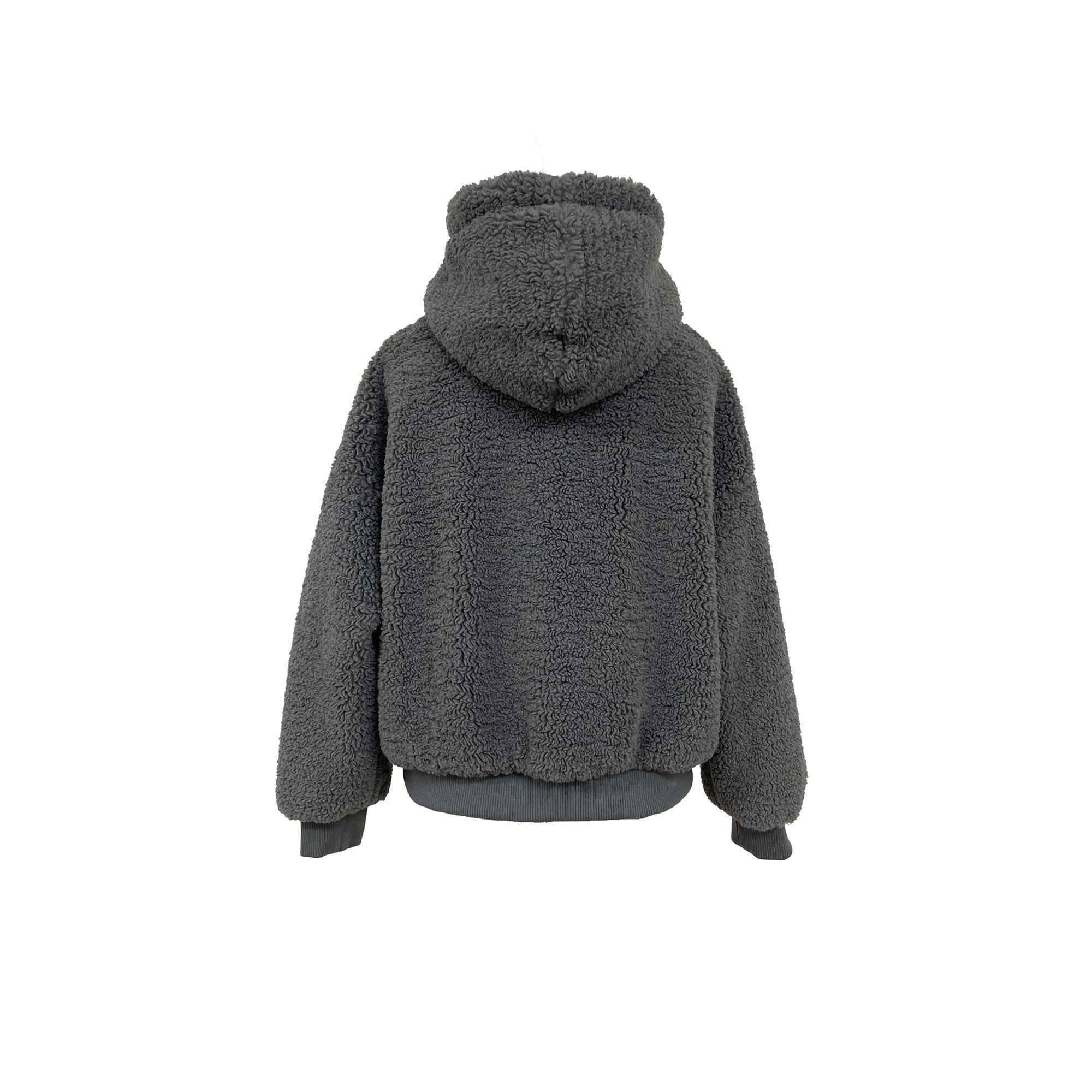 Lara Laurén Plüschjacke moderne Kapuzenjacke aus günstig online kaufen