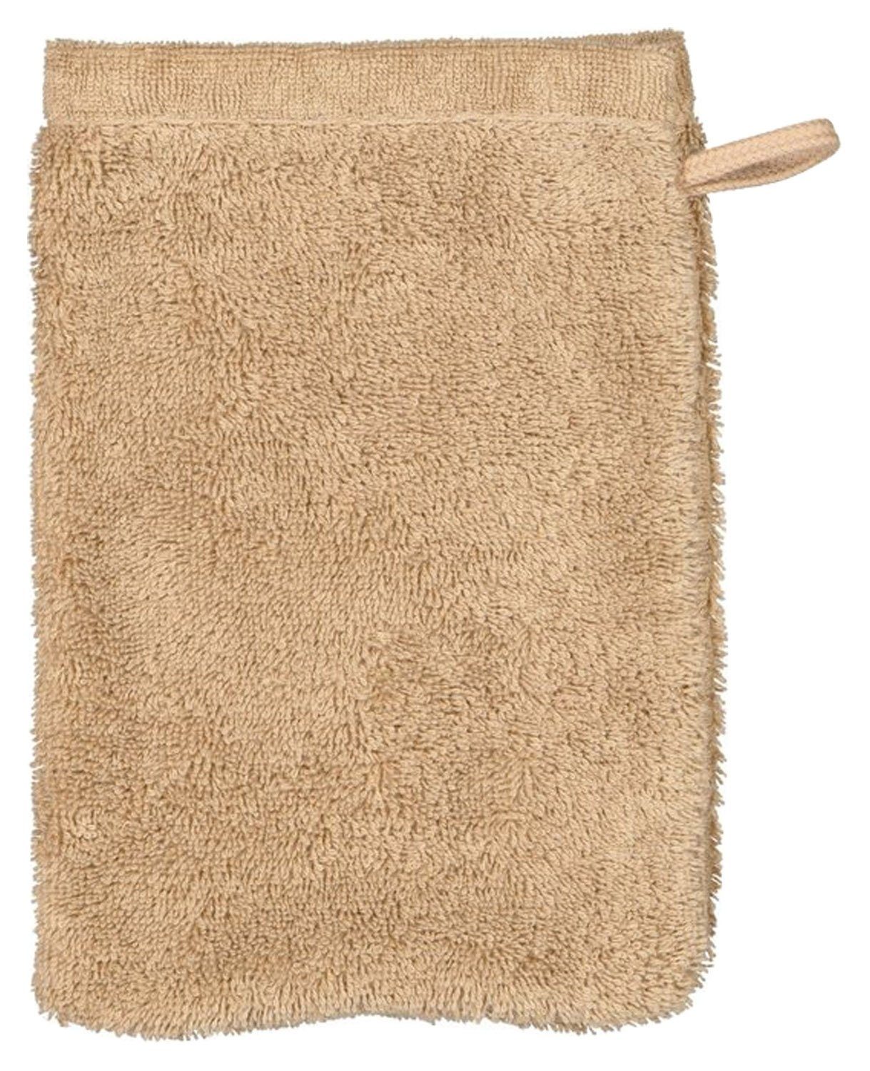 Cawö Waschhandschuh Waschhandschuh LIFESTYLE, Braun, B 16 cm, L 22 cm