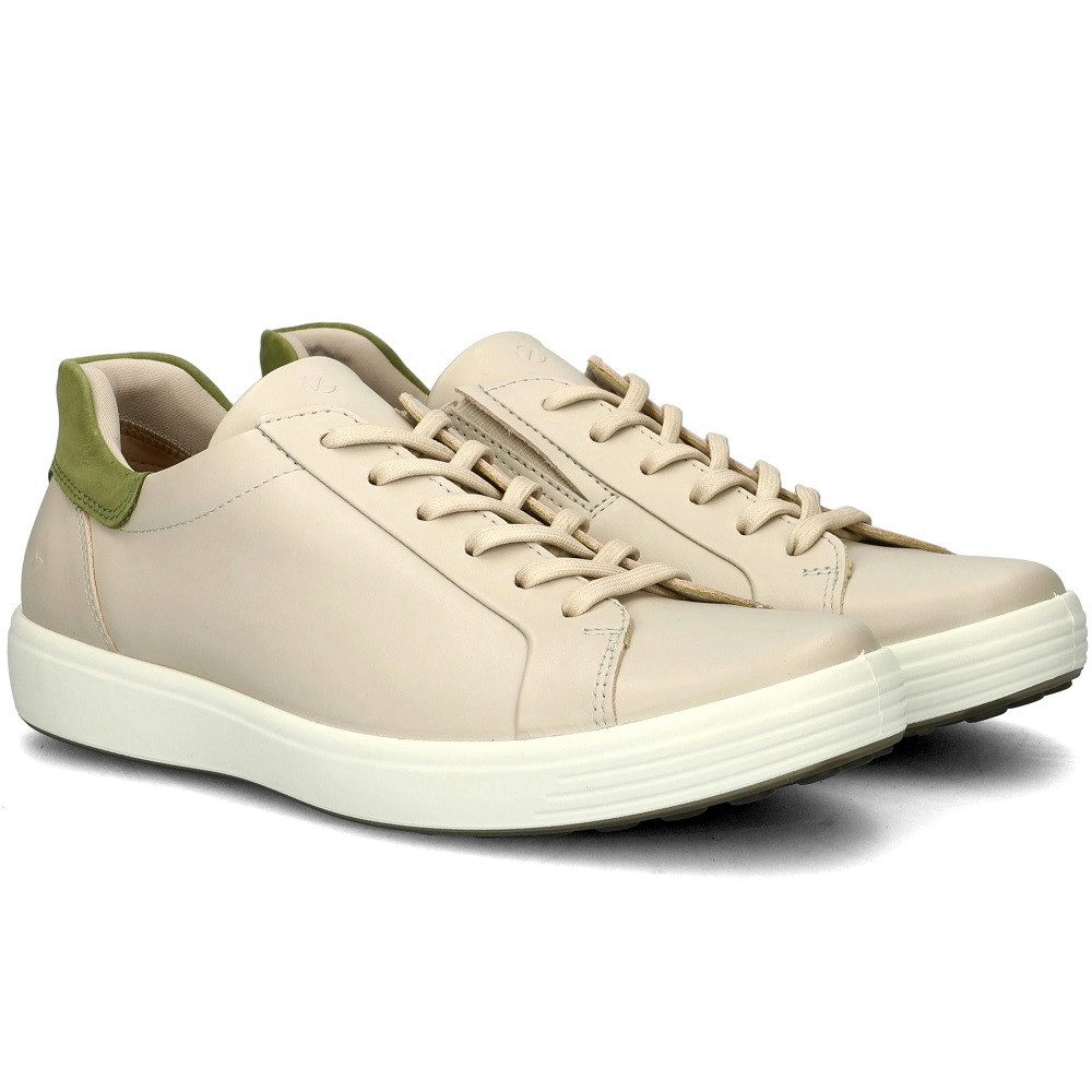 Ecco Soft 7 Herren Halbschuhe Sneaker Schnürschuhe Leder 470824 61142 Schnürschuh Komfort