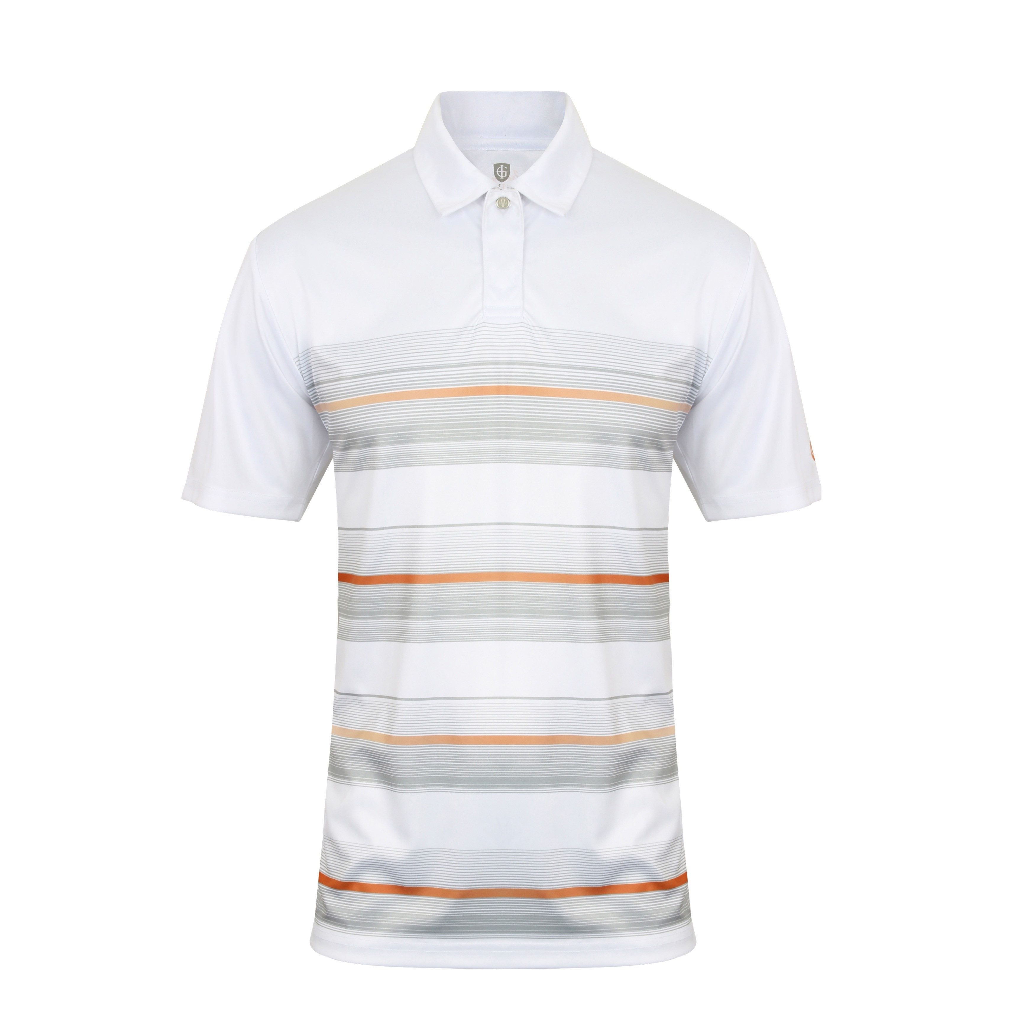 ISLAND GREEN Poloshirt Poloshirt Golfshirt Herren modisches T-Shirt Tennis Shirt Golf-Polo Funktionsmaterial mit Knopfleiste