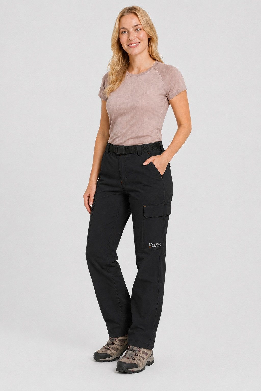 DEPROC Active Outdoorhose KENORA LONG Damen Trekkinghose lang elastisch auch in Großen Größen erhältlich.