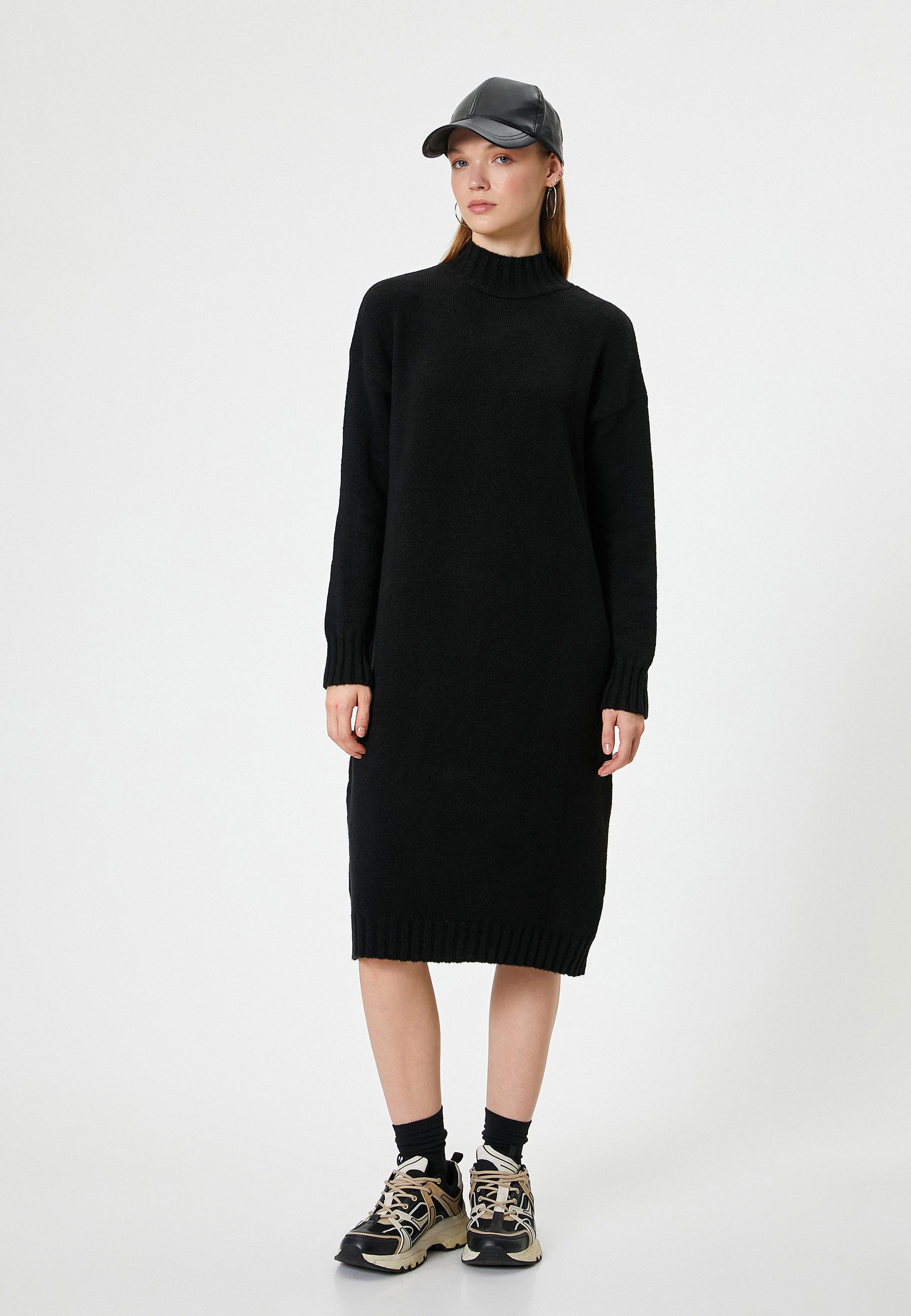 Koton Midikleid Midi Länge Standkragen