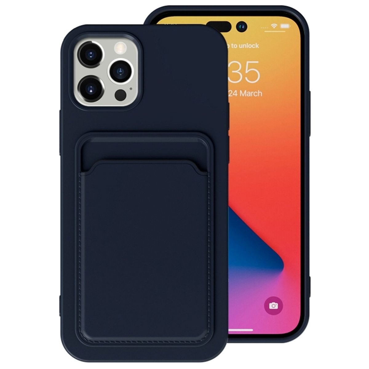 König Design Handyhülle Apple iPhone 14 Pro, Schutzhülle Case Cover Backcover Etuis Bumper