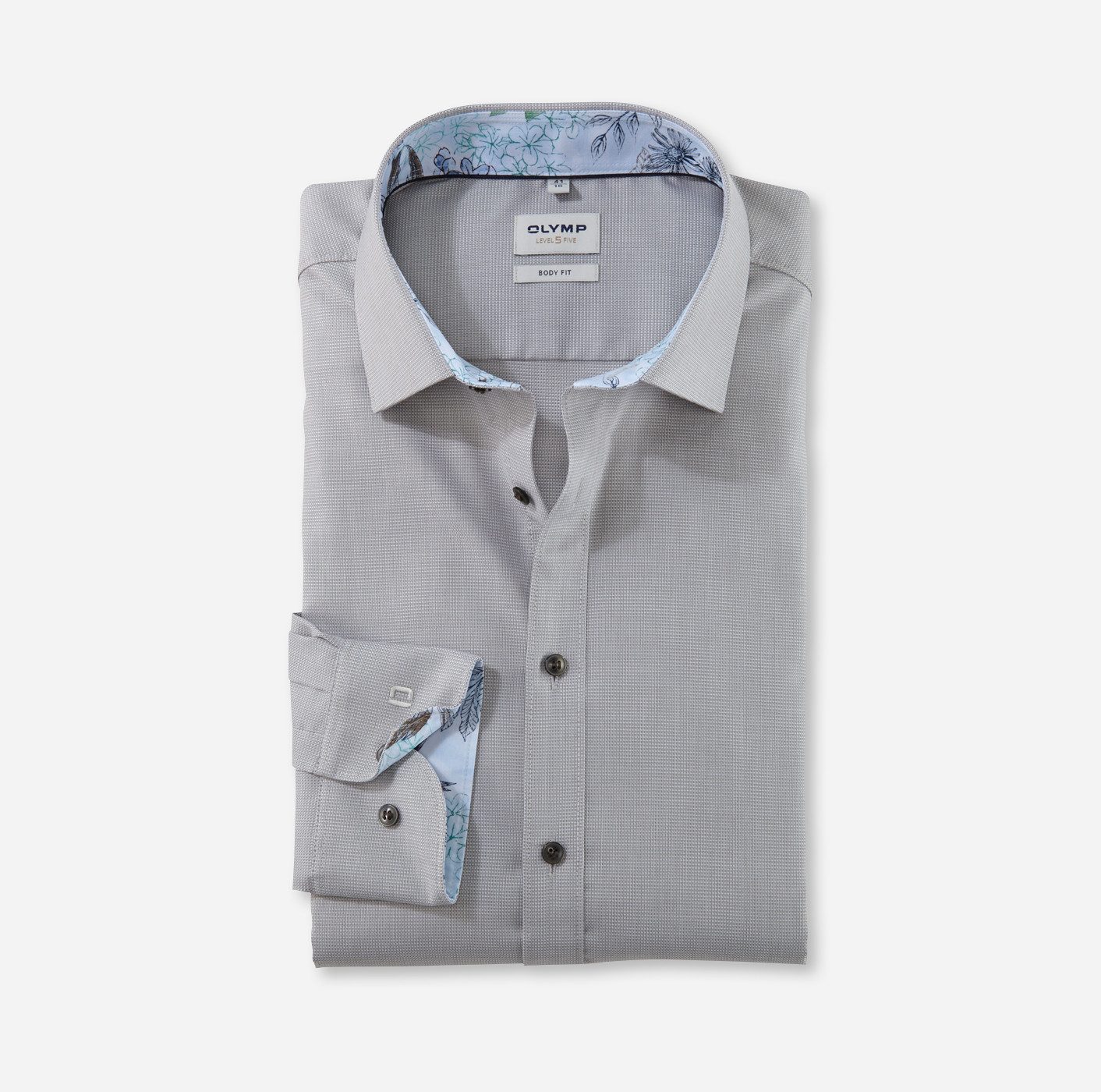 OLYMP Businesshemd 214274-Hemden - Basic Hemd - Herrenhemd langarm