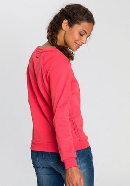 KangaROOS Sweater mit großem Label-Print vorne