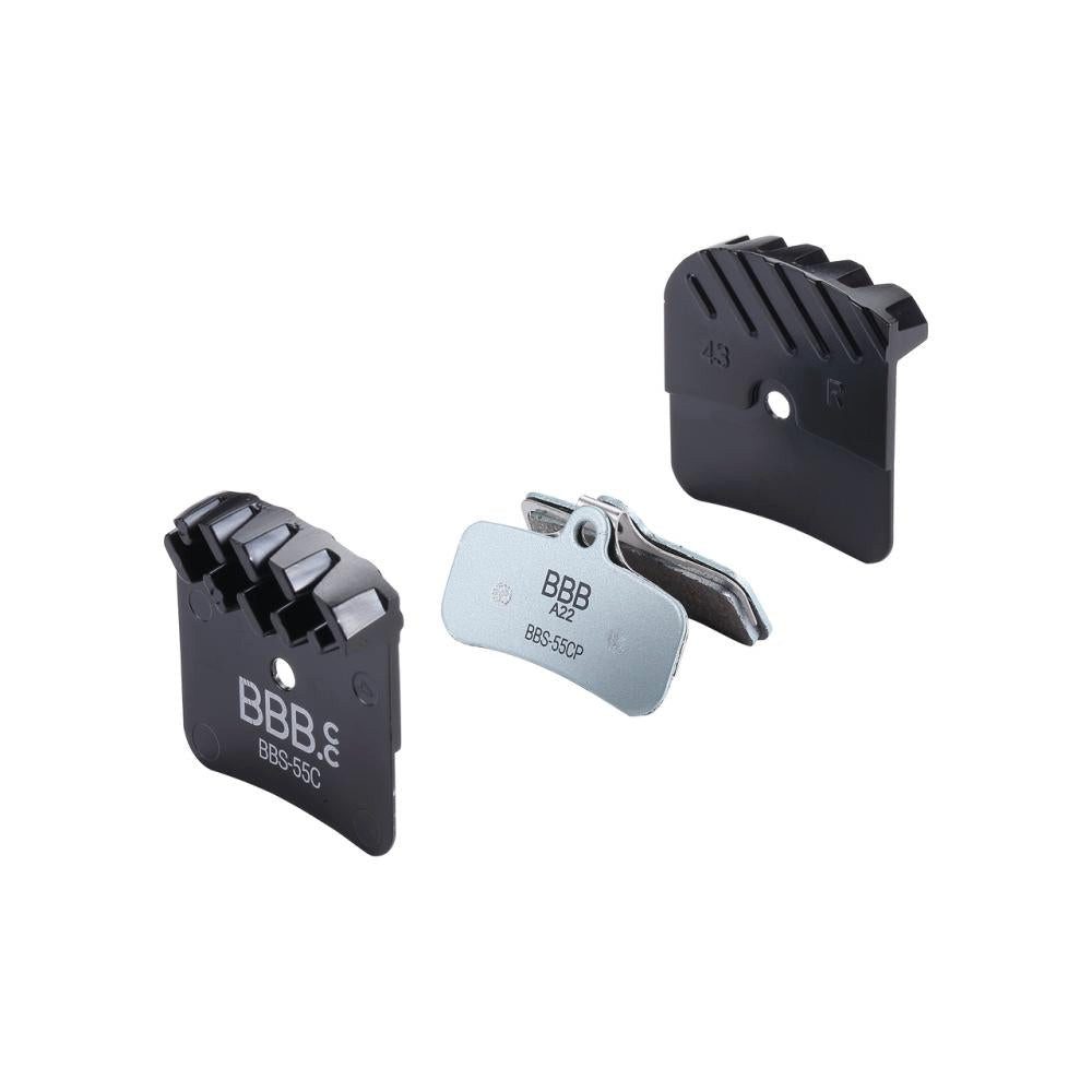 BBB Scheibenbremse BBB Bremsbelage DiscStop Coolfin, organic w/cooling fins comp. Shimano