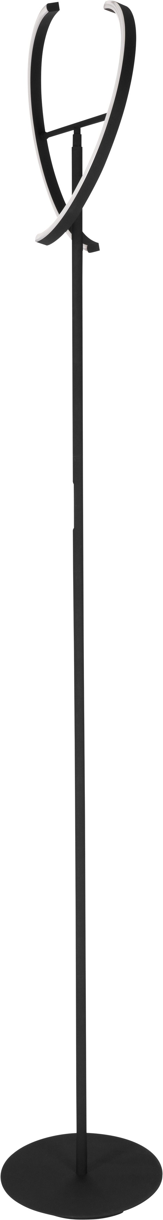 EGLO LED Stehlampe LED Stehlampe CASTELPOTO, schwarz, Touchdimmer, warmweiß, Wohnzimmer, Dimmer, Dimmfunktion, mehrere Helligkeitsstufen, LED fest integriert, Warmweiß, 180 x 40 cm, Sockel 28 cm, 2 x 8,8 Watt, Stehleuchte, Fluter