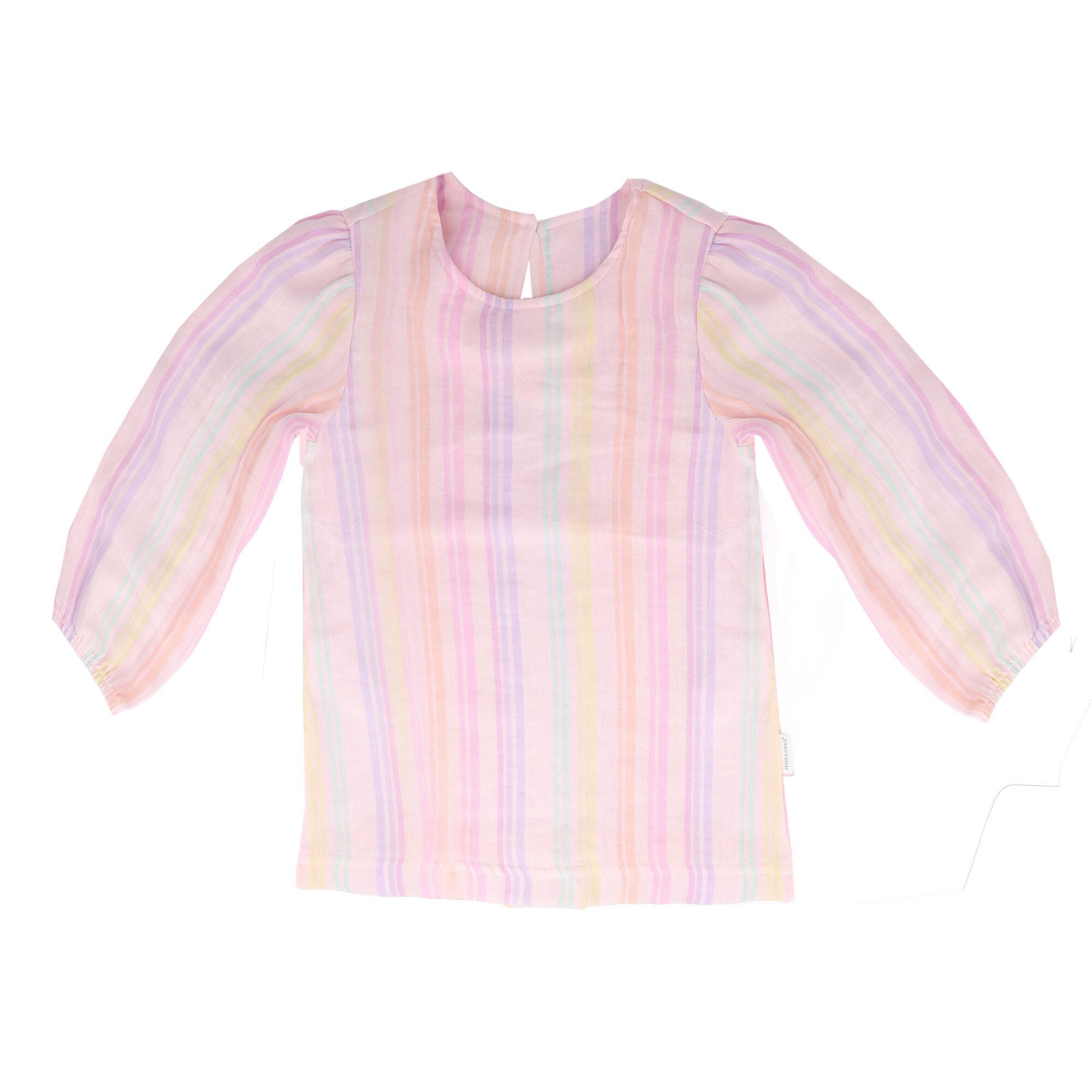 Shirtbluse GOTS MINI GIRL-Bluse langer Ärmel, Musselin