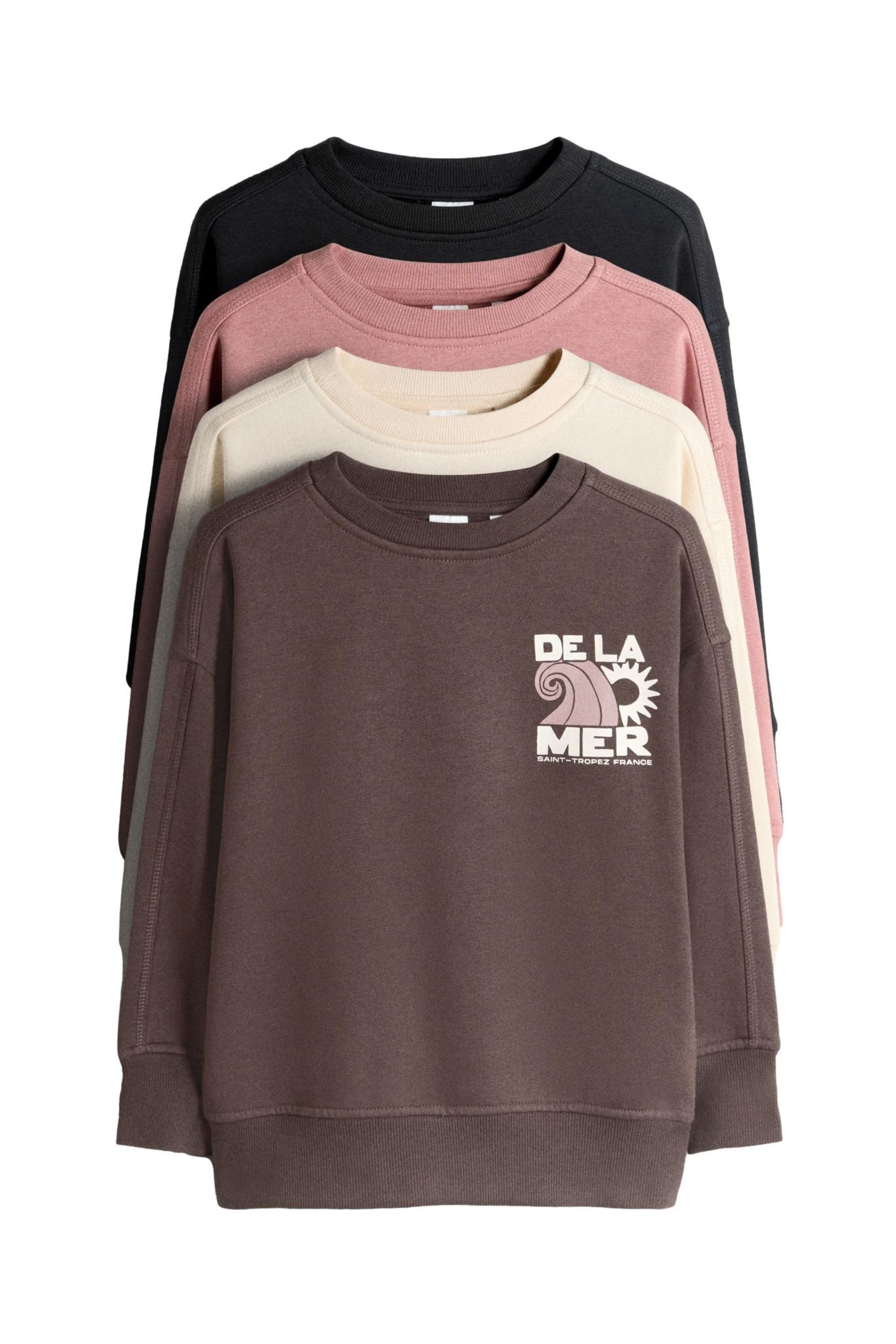 The Set Sweater The Set Sweatshirts mit Nahtdetail, 4er-Pack (4-tlg)