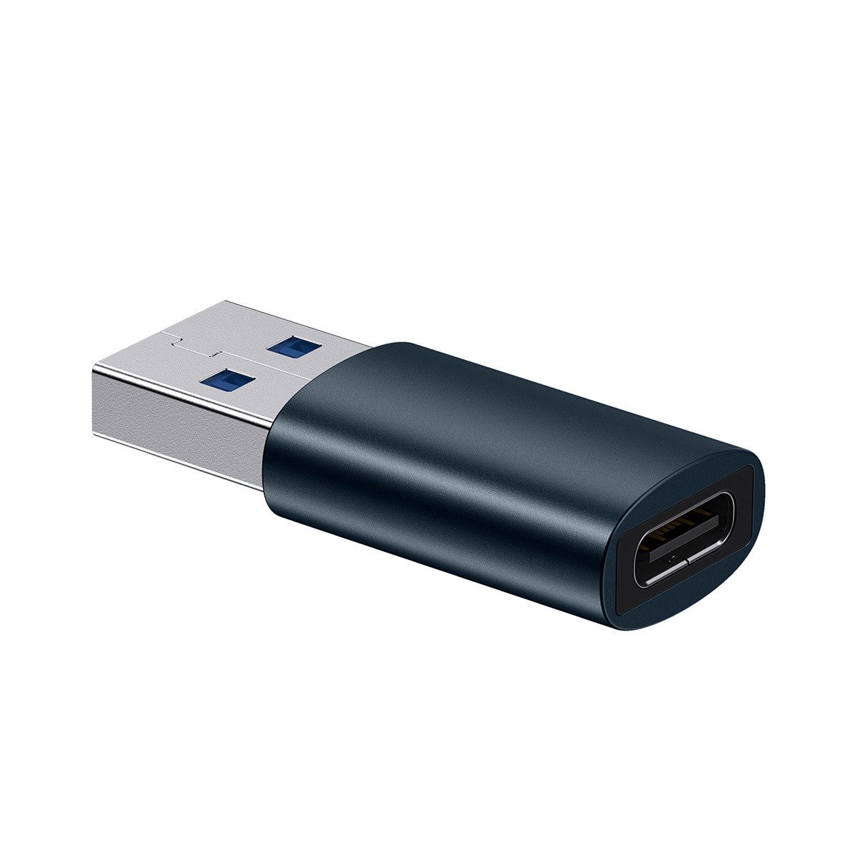 Baseus Ingenuity Series Mini USB 3.1 OTG auf USB Type C Adapter blau USB-Adapter
