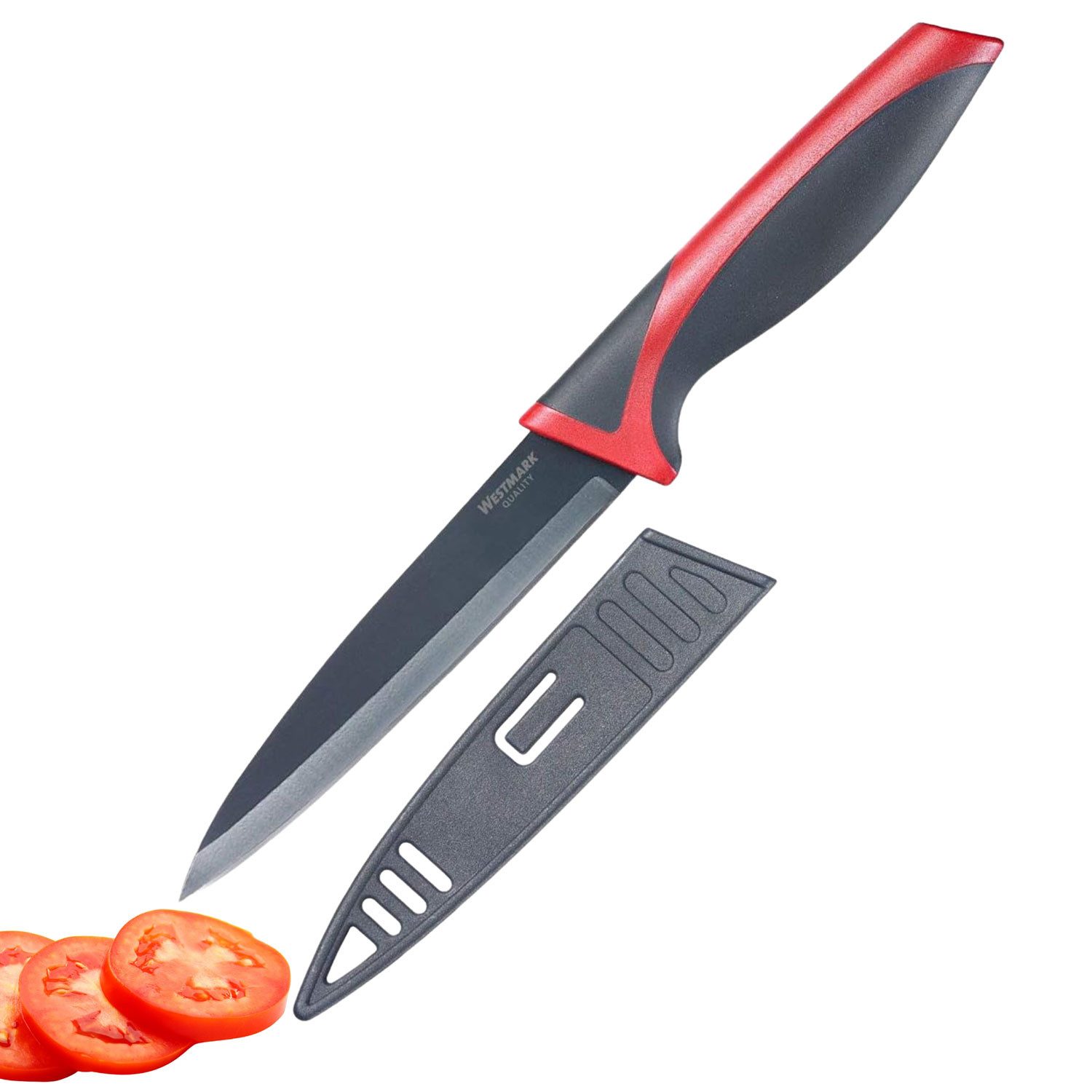WESTMARK Allzweckmesser Klingenlänge: 12 cm, mit Klingenschutz, Allzweck-/Gemüsemesser