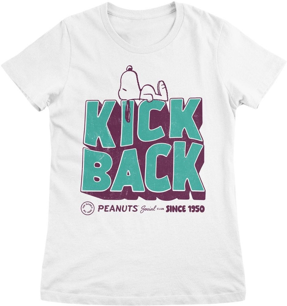 PEANUTS Worldwide LLC T-Shirt Kick Back Social Club Girly Tee