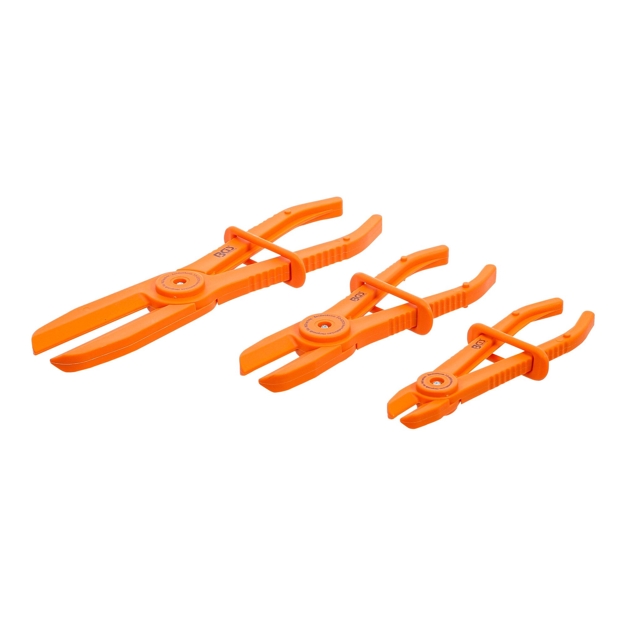 BGS technic Schlauchklemmenzange BGS Schlauch-Abklemmzangen-Satz 155-255 mm 3-tlg.