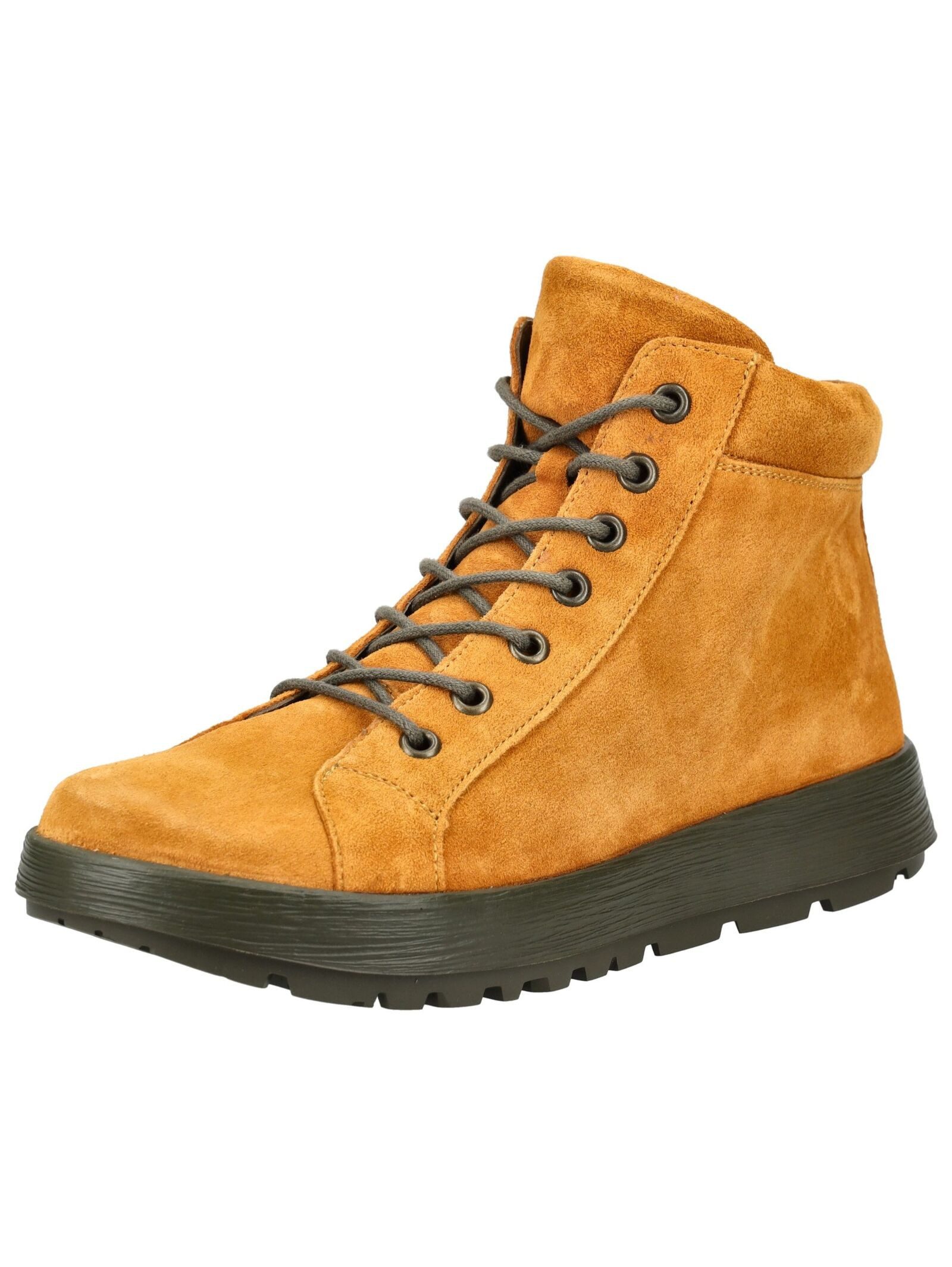 Think! Think! Stiefelette Veloursleder Schnürstiefelette günstig online kaufen