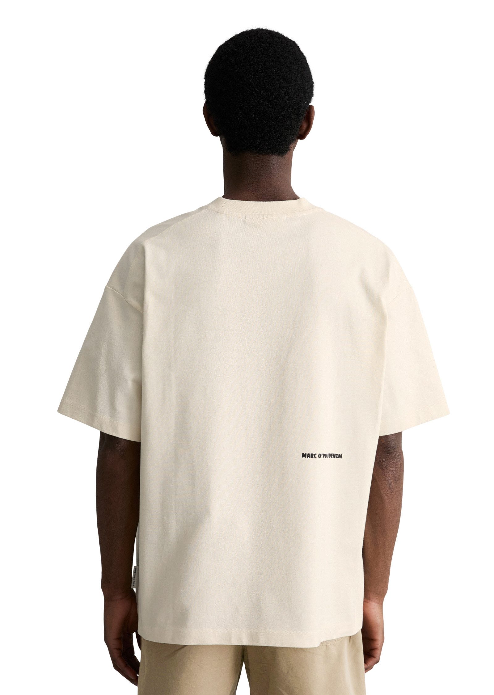 Marc O'Polo DENIM T-Shirt aus schwerem Bio-Baumwoll-Jersey