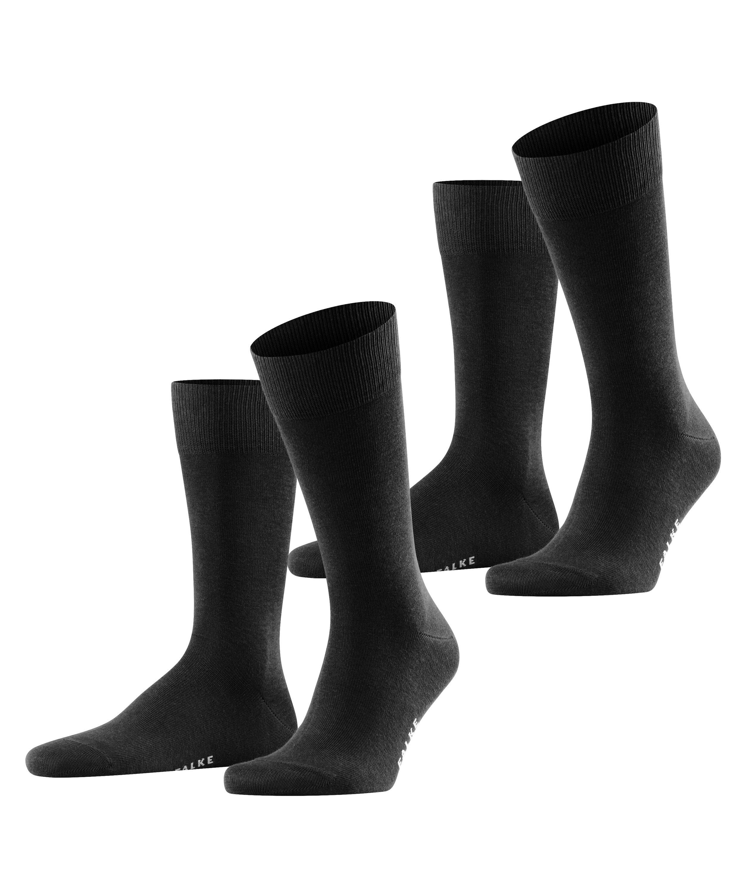 FALKE Socken Happy (2-Paar) black 2-Pack (3000)