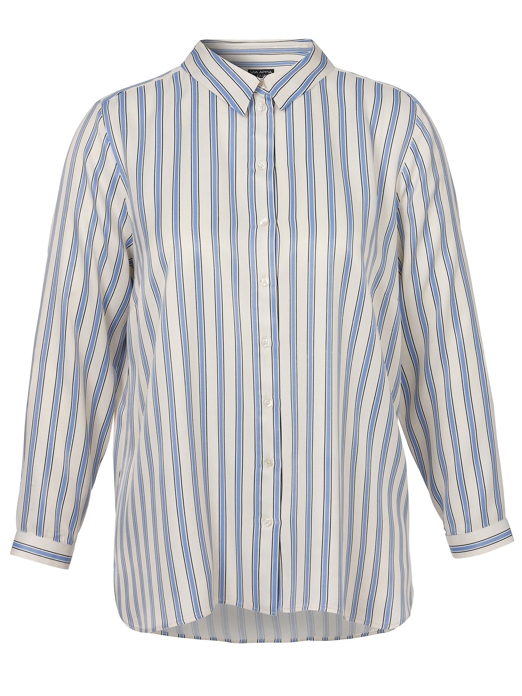 VIA APPIA DUE Langarmbluse in großen Größen günstig online kaufen