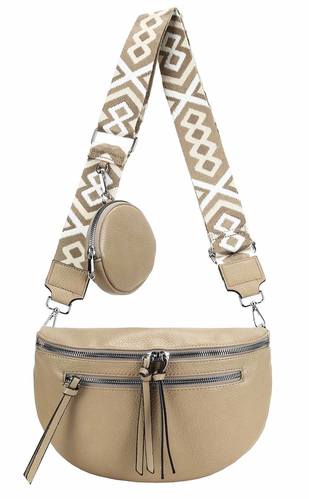 Bauchtasche Damen Brusttasche Crossover Umhängetasche CrossBody Bag Geldtasche