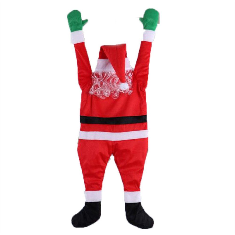 Weihnachtsmann Nikolaus auf Wand 108cm Weihnachtsdekoration