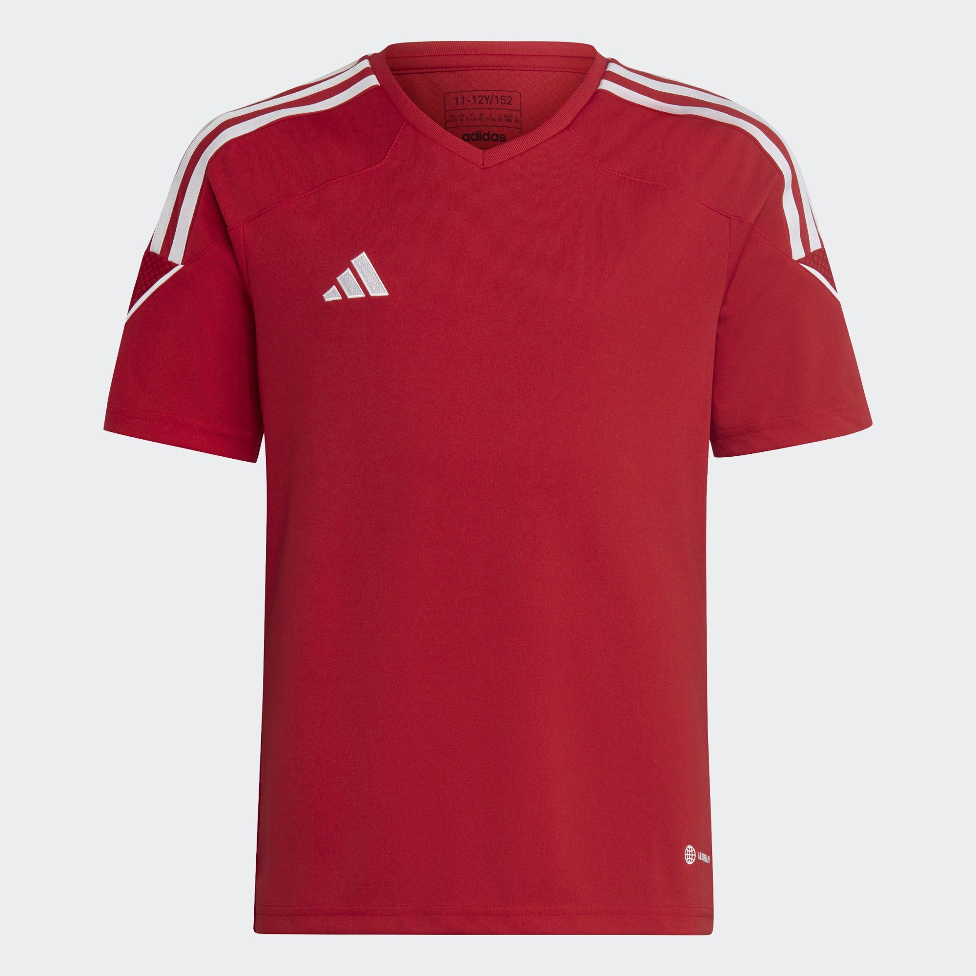 / Fußballtrikot LEAGUE 2 TRIKOT TIRO Power Red 23 Performance Team adidas White