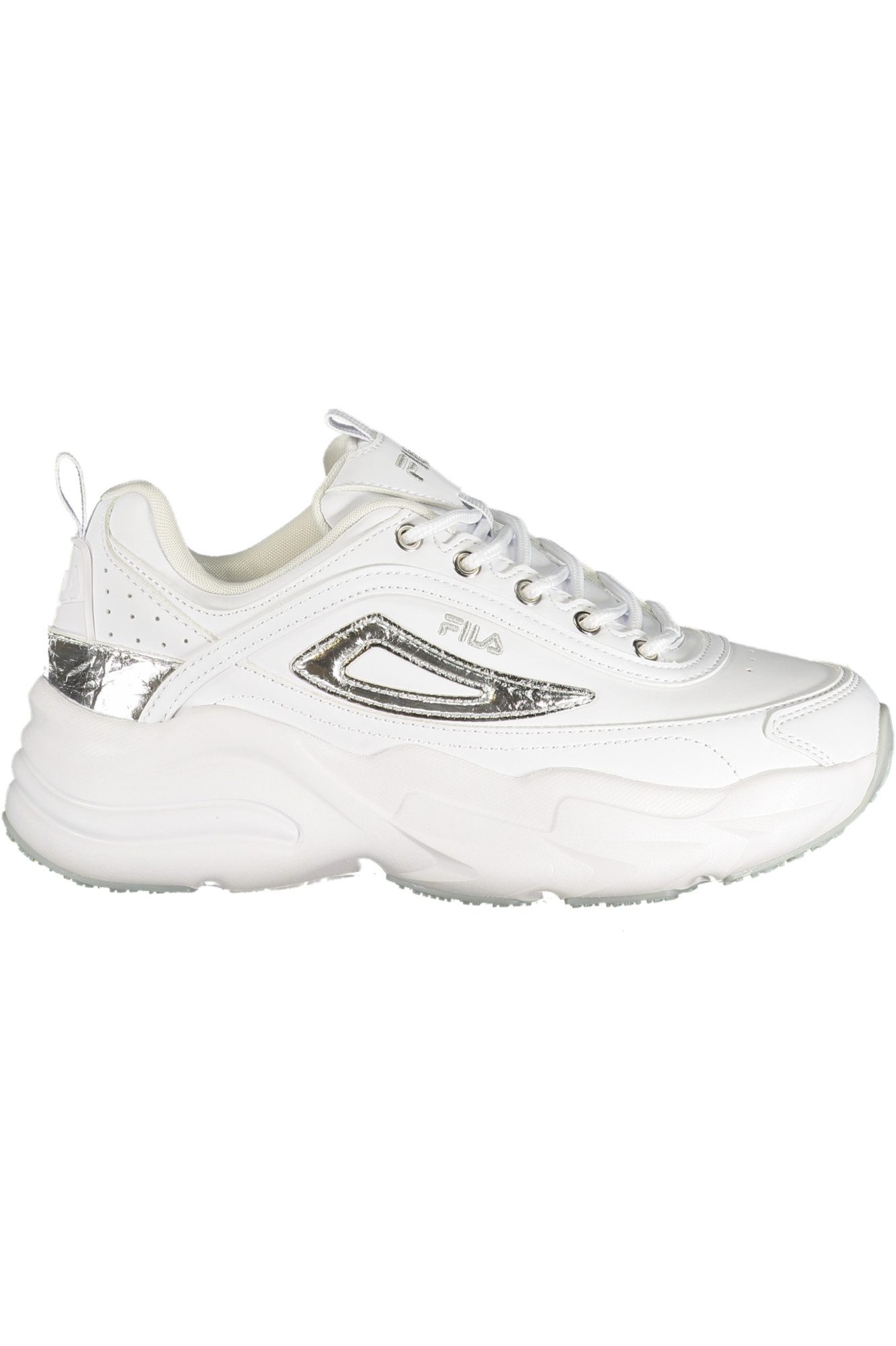 Fila Sneaker Damen Sportschuh Weiß mit Schnürsenkeln und
