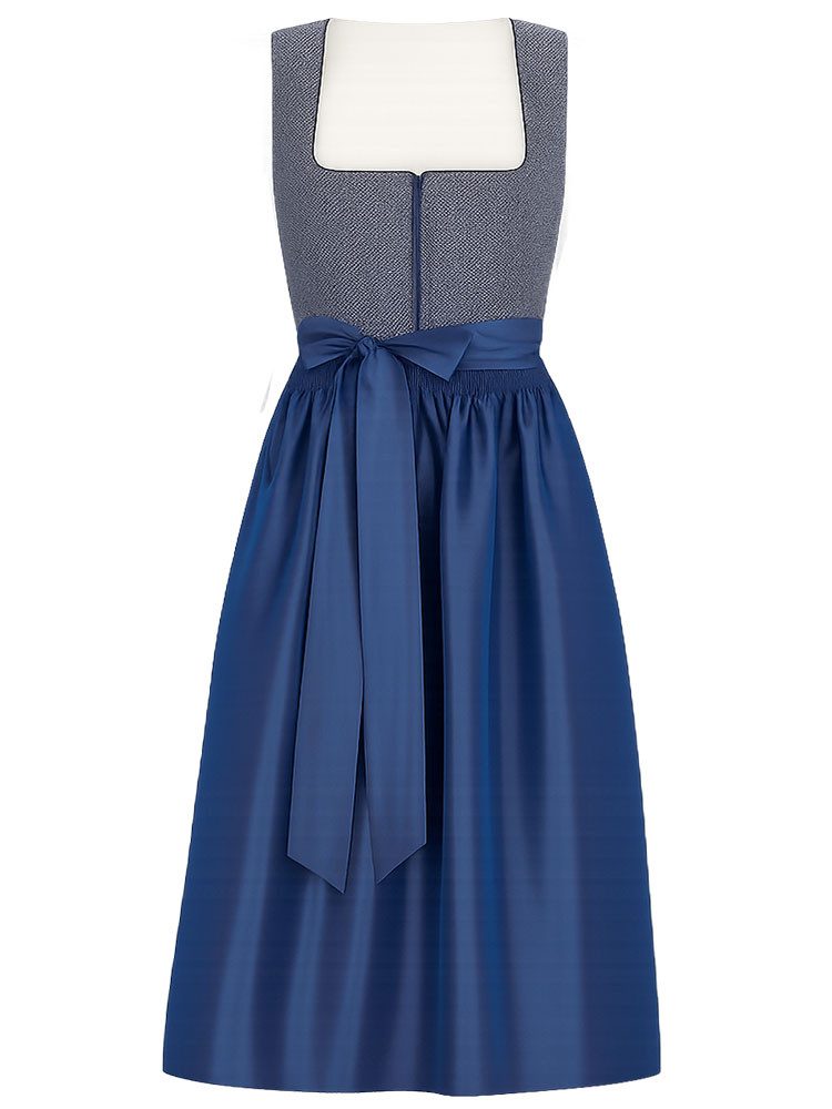 MarJo Dirndl Dirndl Graben 70cm Länge marine