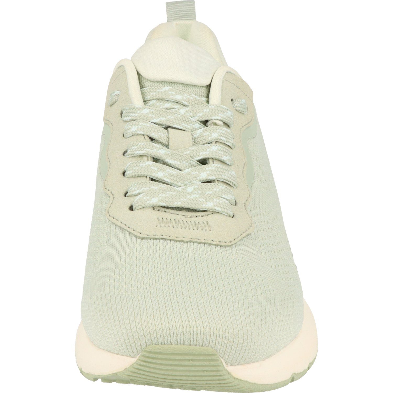 sportliche Damen Halbschuhe Schuhe 1-23705-20 Sneaker Green Tamaris Schnürschuh Milky